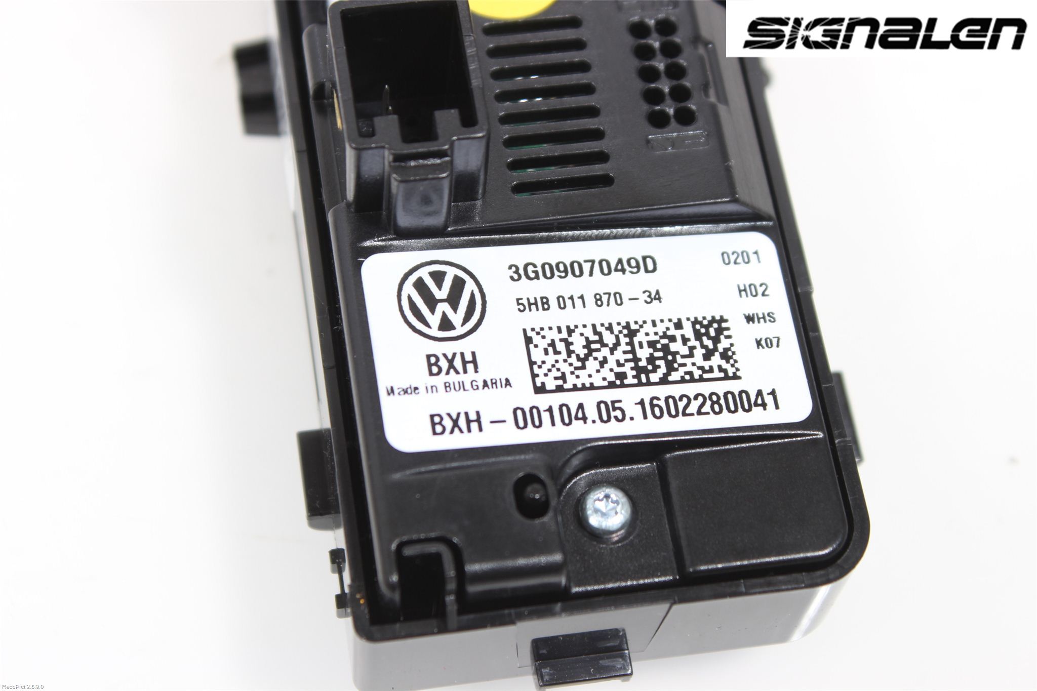 Volkswagen VW TIGUAN 07-16 Ac Styrenhet Ac Manöveren