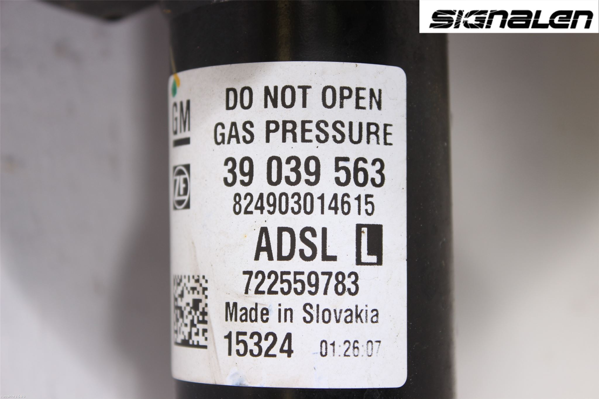 Opel ASTRA K 16-22 Fjäderben Fram Vänster