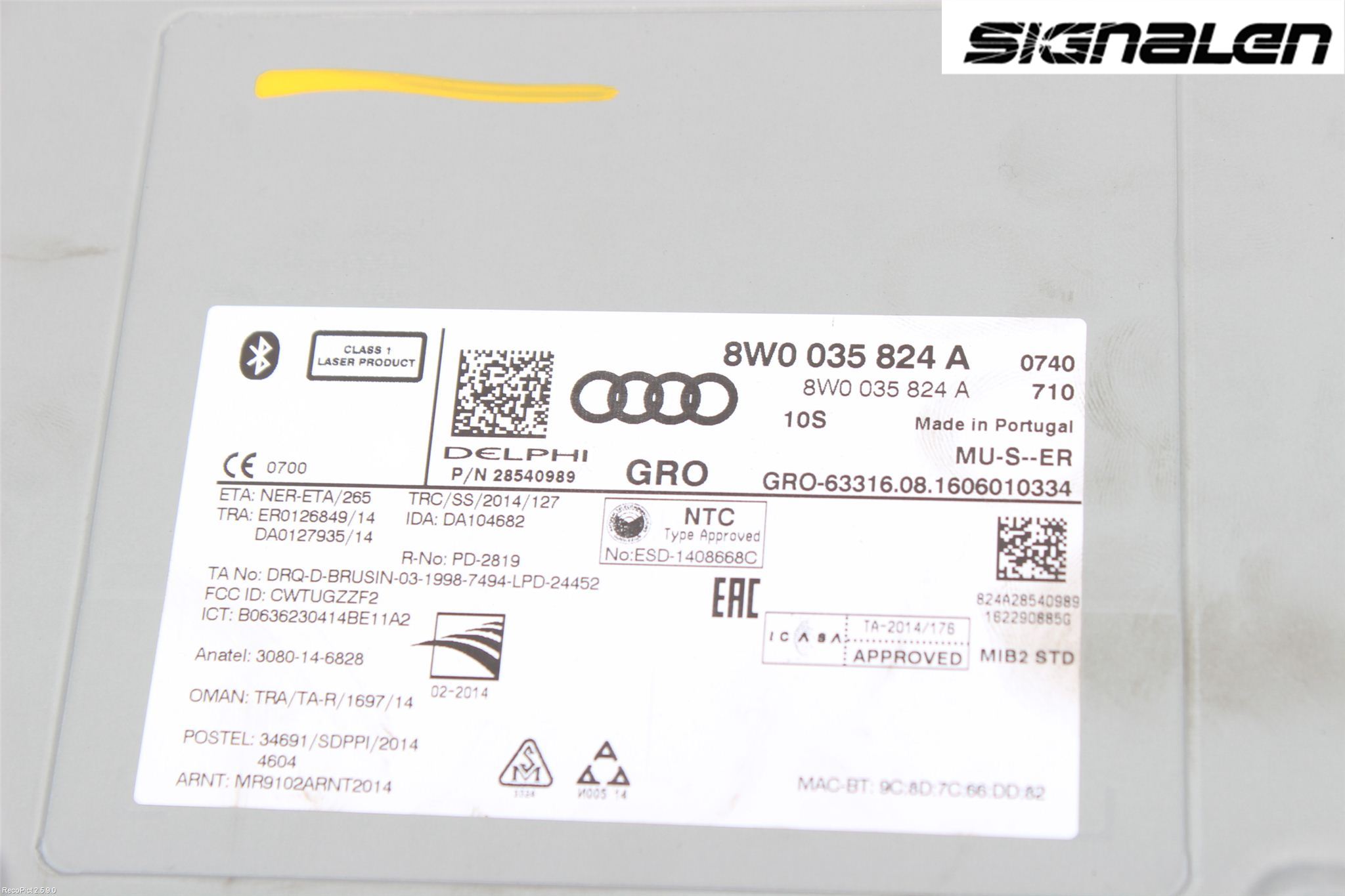 Audi A4/S4 B9 16-19 Radio