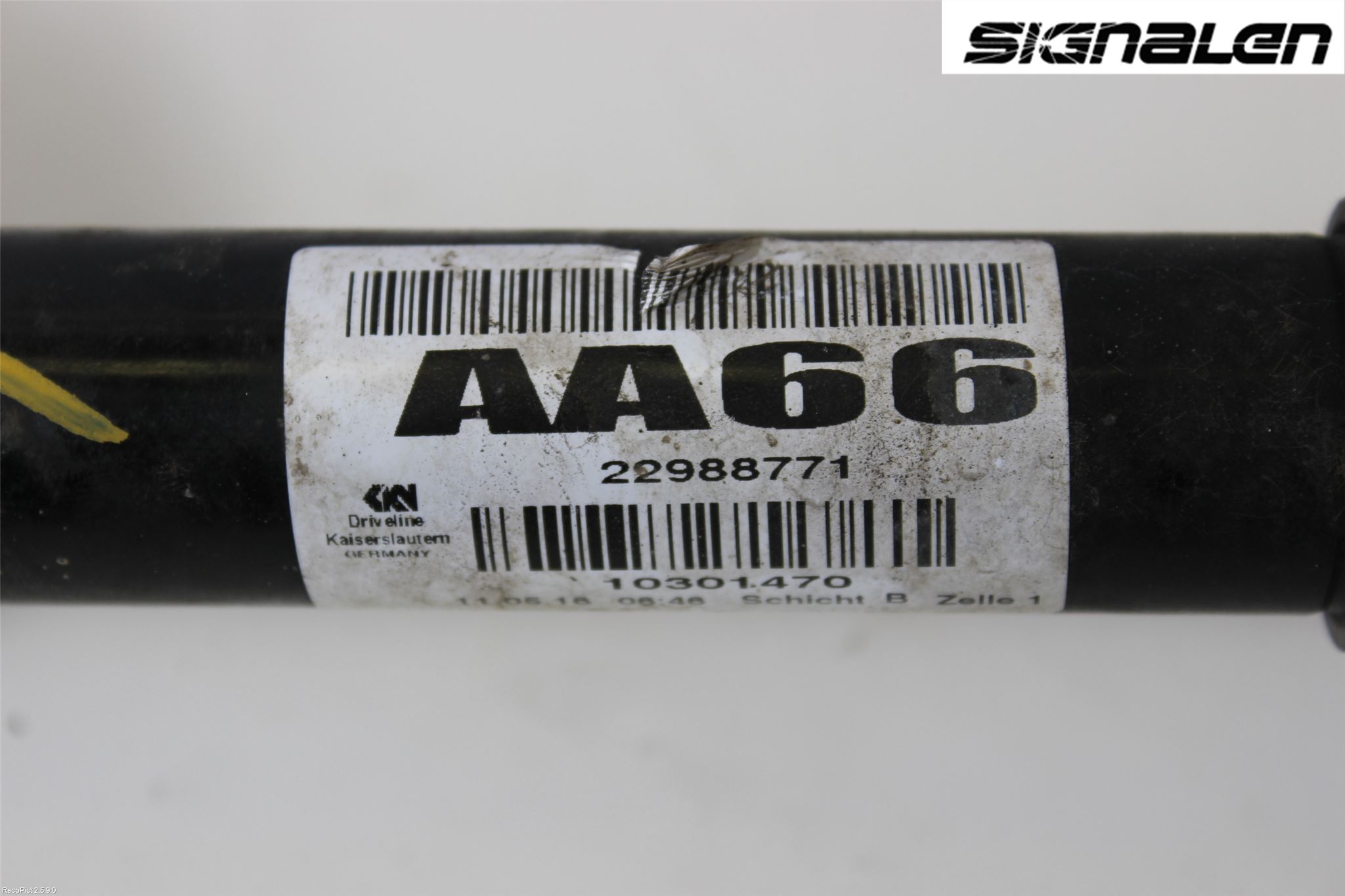 Opel INSIGNIA 09-16 Drivaxel Fram Vänster