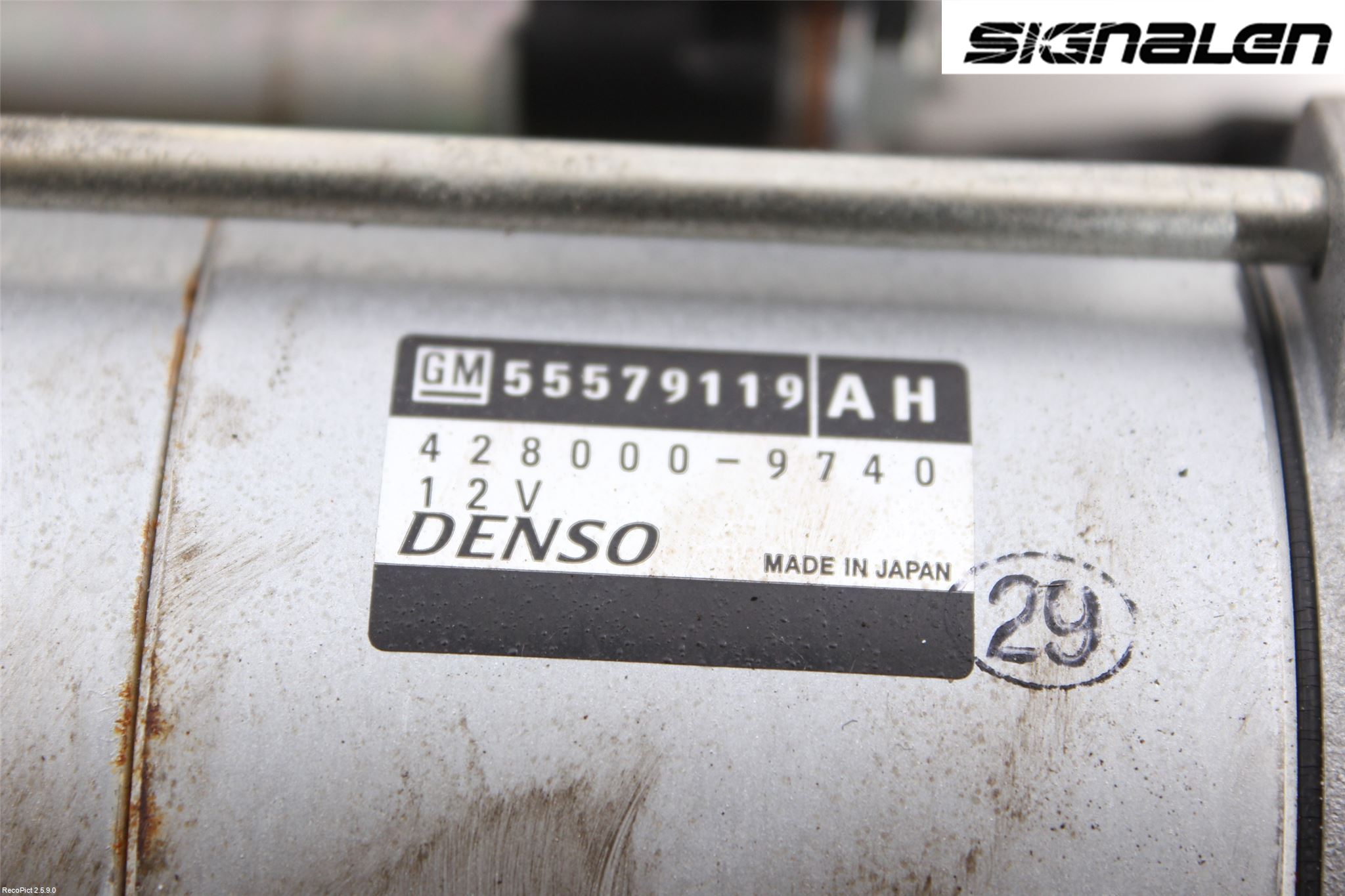 Opel INSIGNIA 09-16 Startmotor Diesel