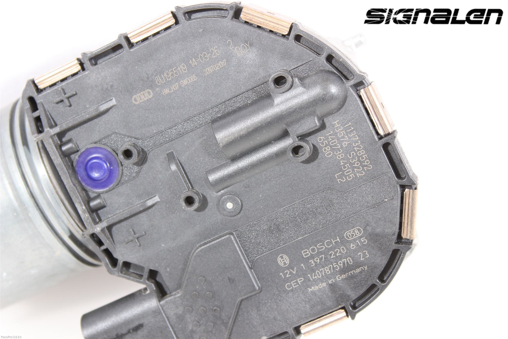 Audi Q3 8U 12-18 Torkarmotor Vindruta