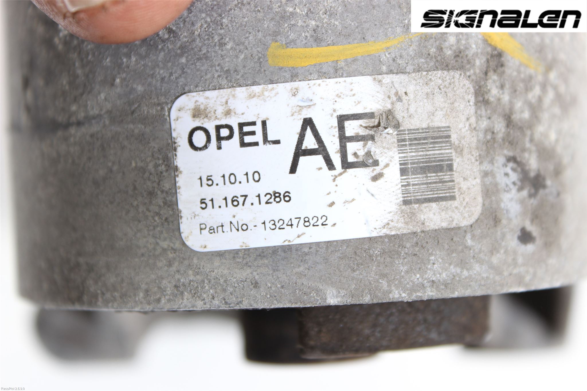 Opel MERIVA B 10-17 Motorfäste