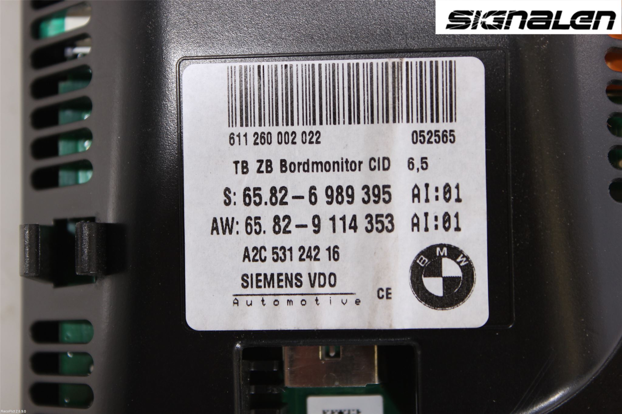 BMW 5 E60/61 Sed/Tou 02-10 Färddator