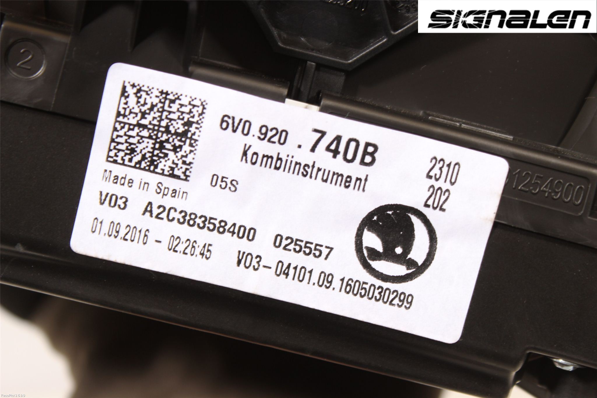 Skoda FABIA 07-14 Instrument Komb