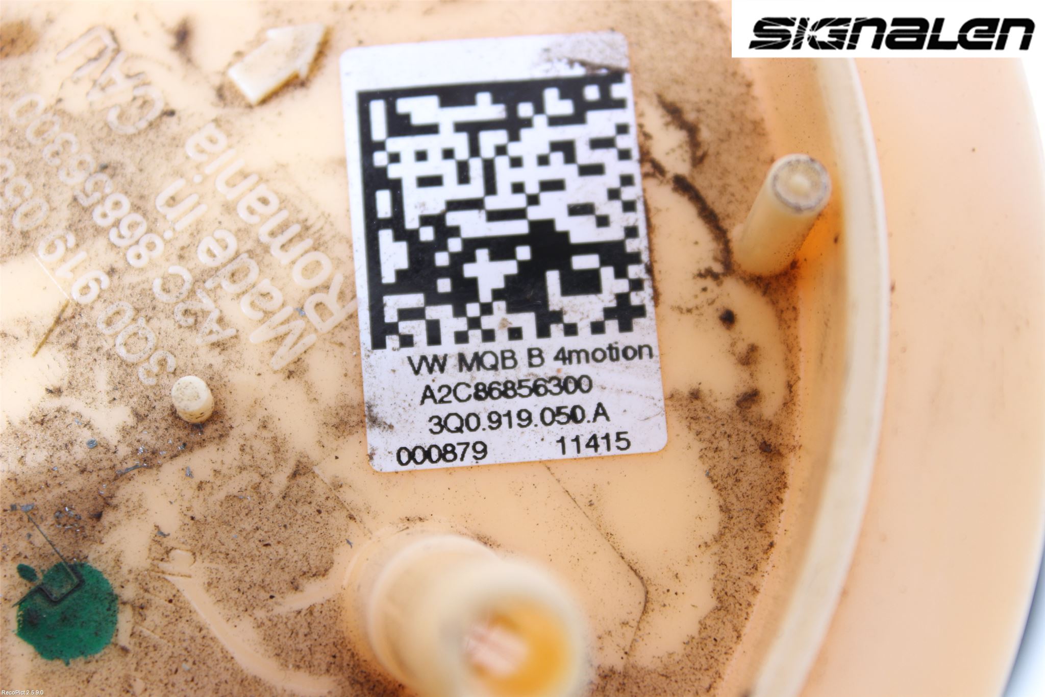 Volkswagen VW PASSAT 15-19 Bränslepump El