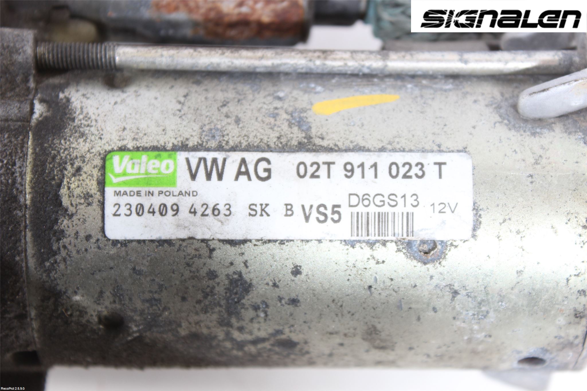 Volkswagen VW GOLF PLUS/CROSS GOLF 04-14 Startmotor