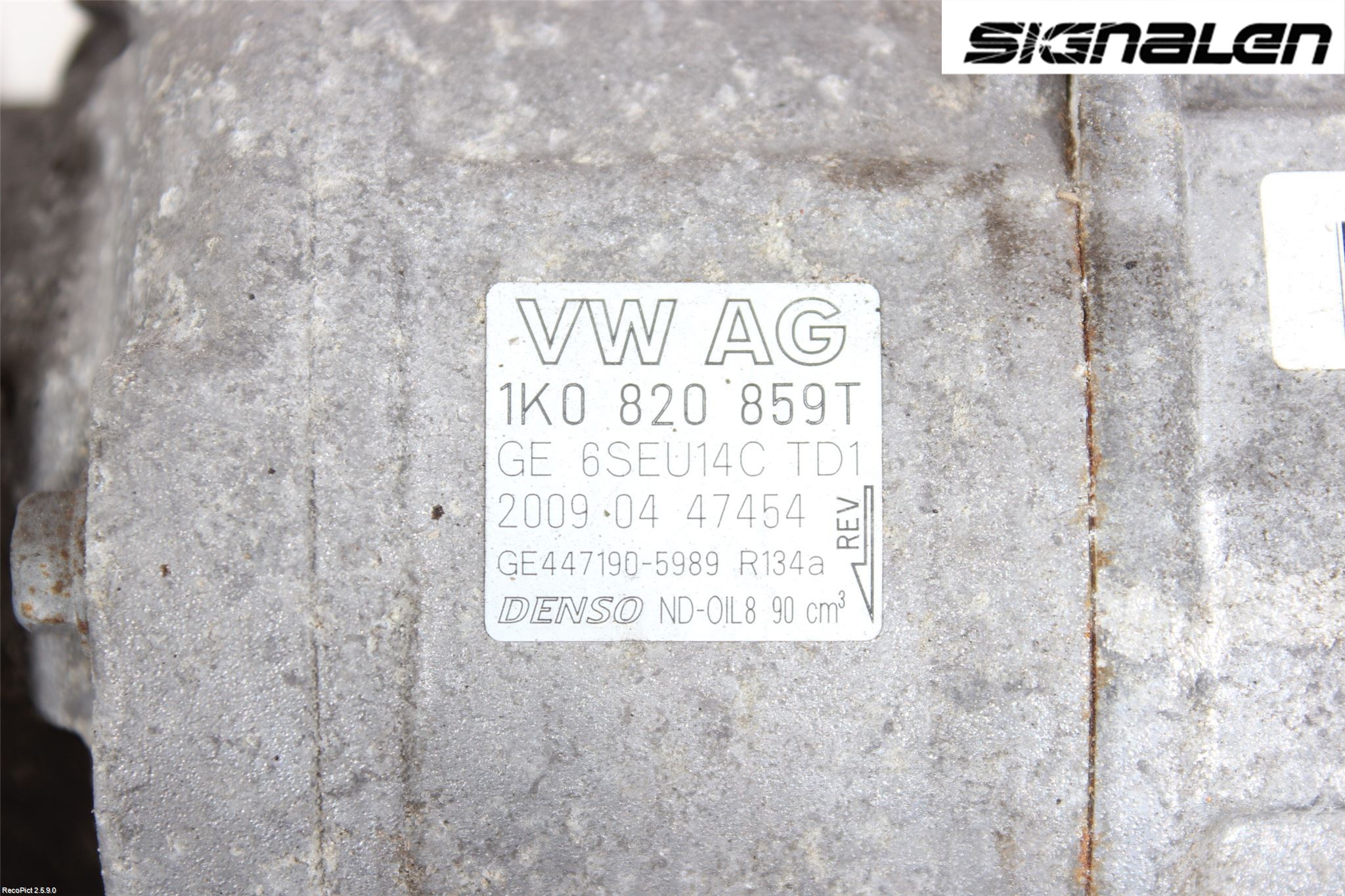 Volkswagen VW GOLF PLUS/CROSS GOLF 04-14 Ac Kompressor