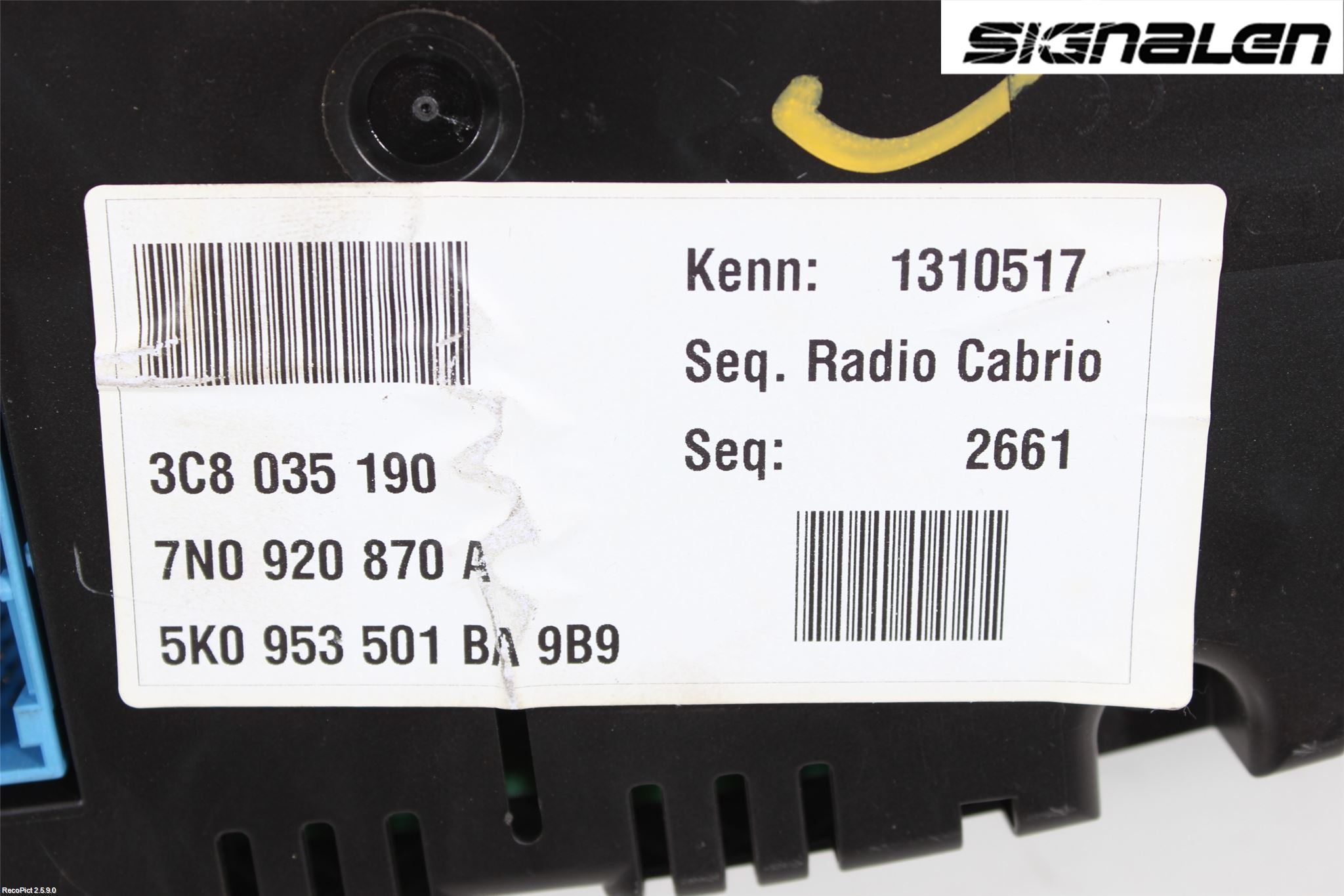 Volkswagen VW SHARAN 11- Instrument Komb