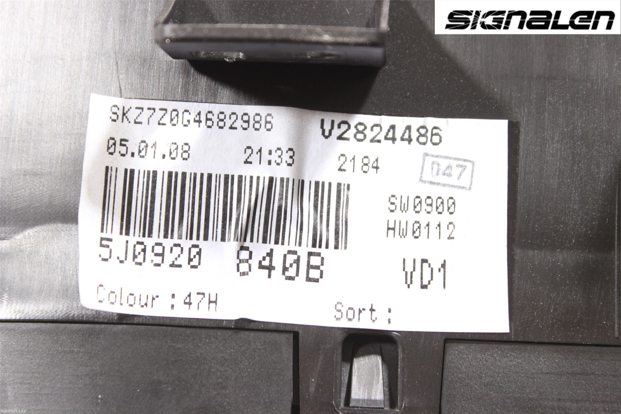 Skoda FABIA 07-14 Instrument Komb