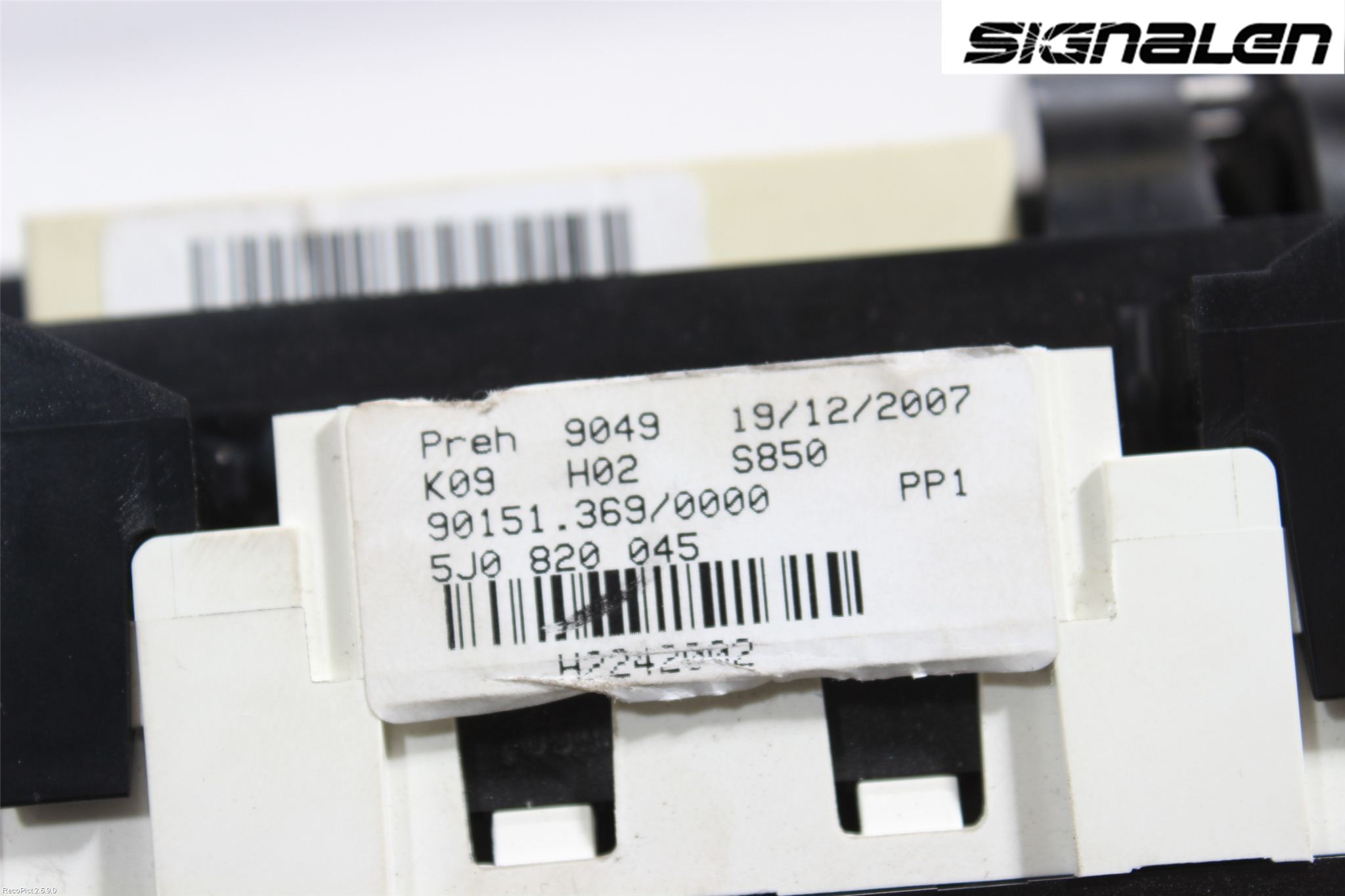 Skoda FABIA 07-14 Ac Styrenhet Ac Manöveren