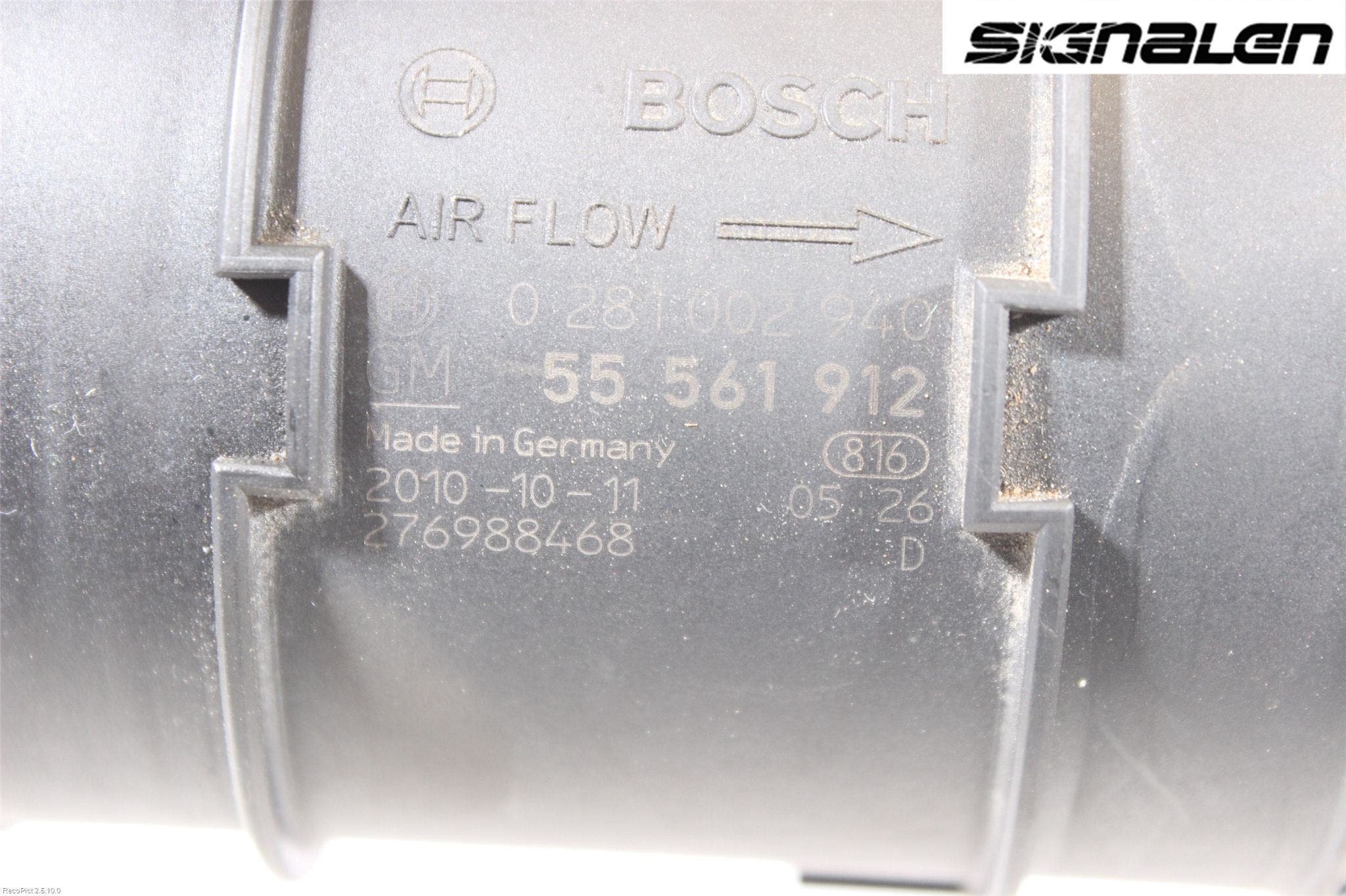 Opel ASTRA J 10-15 Injluftmassamätare