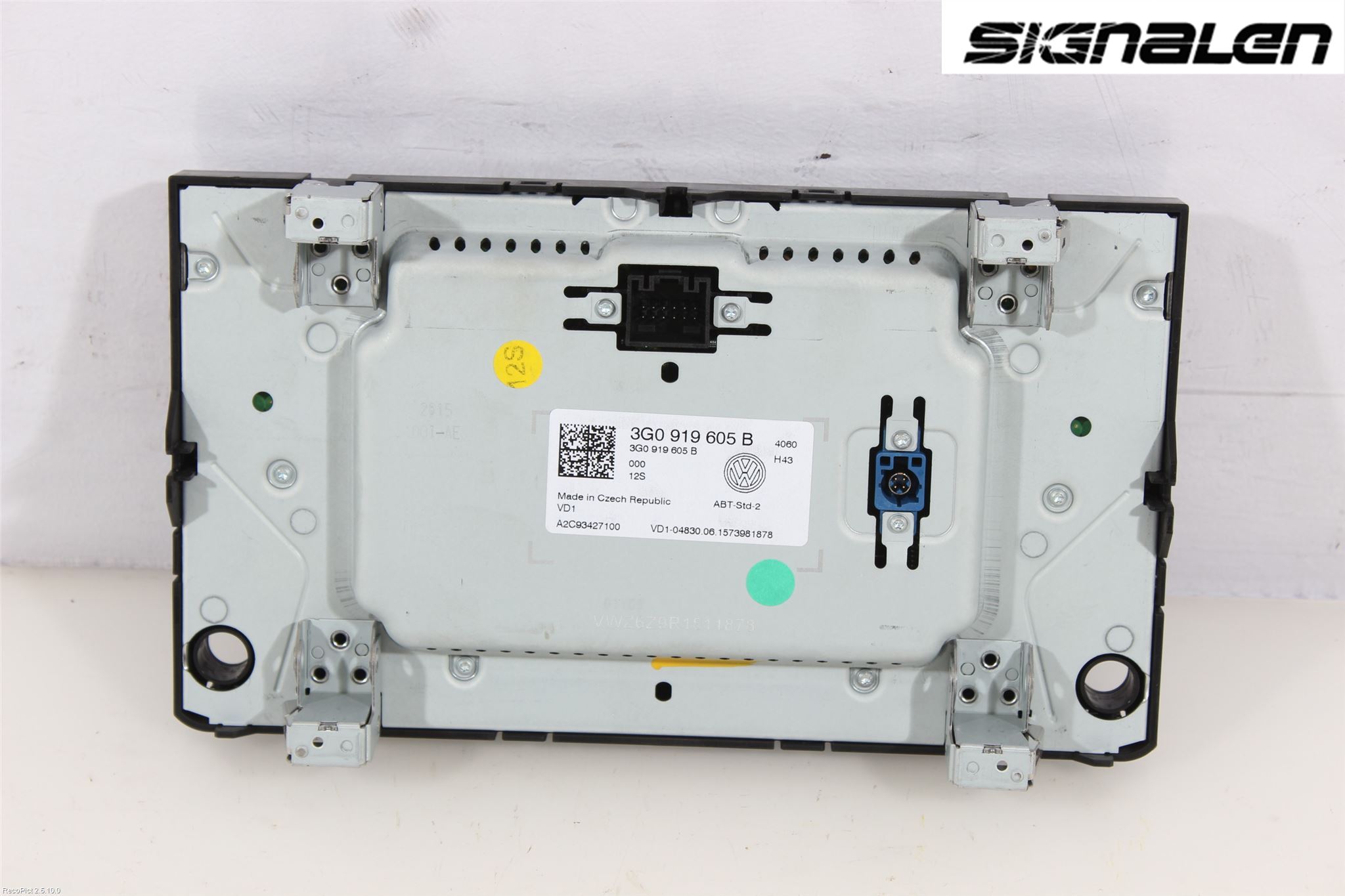 Volkswagen VW GOLF / E-GOLF VII 13-20 Multifunktionsdisplay