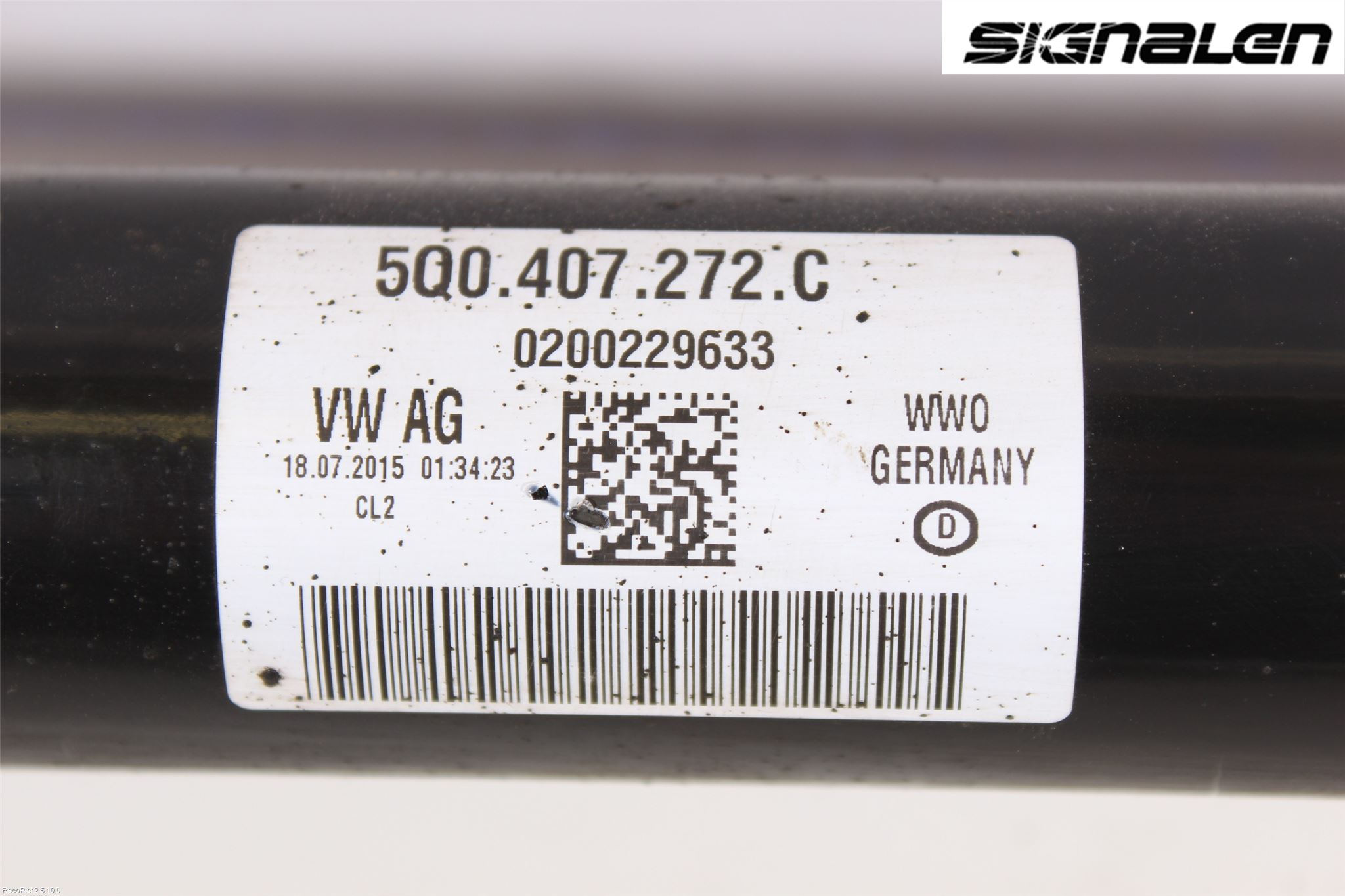 Volkswagen VW GOLF / E-GOLF VII 13-20 Drivaxel Fram Höger