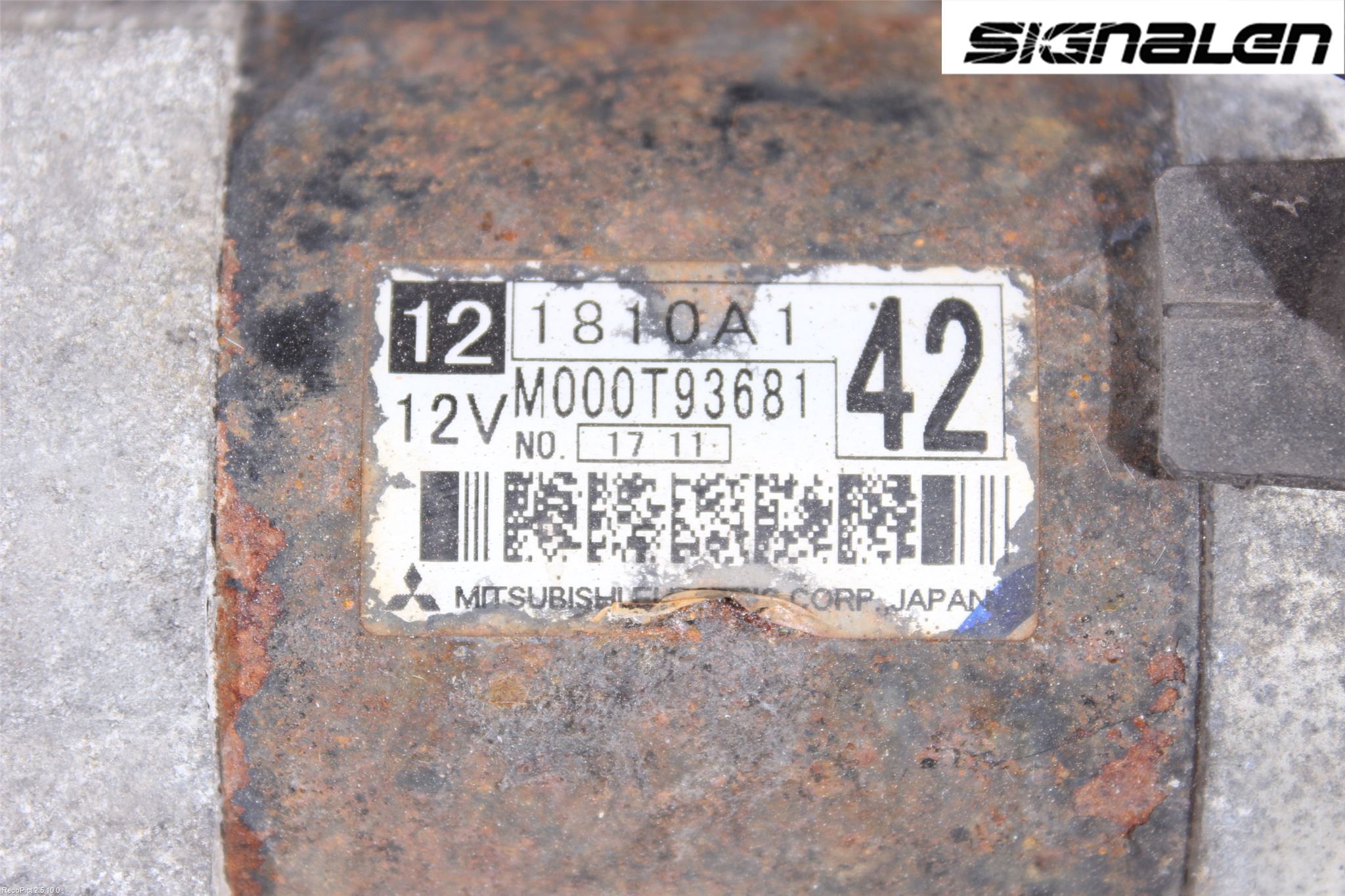 Mitsubishi COLT 09-13 Startmotor