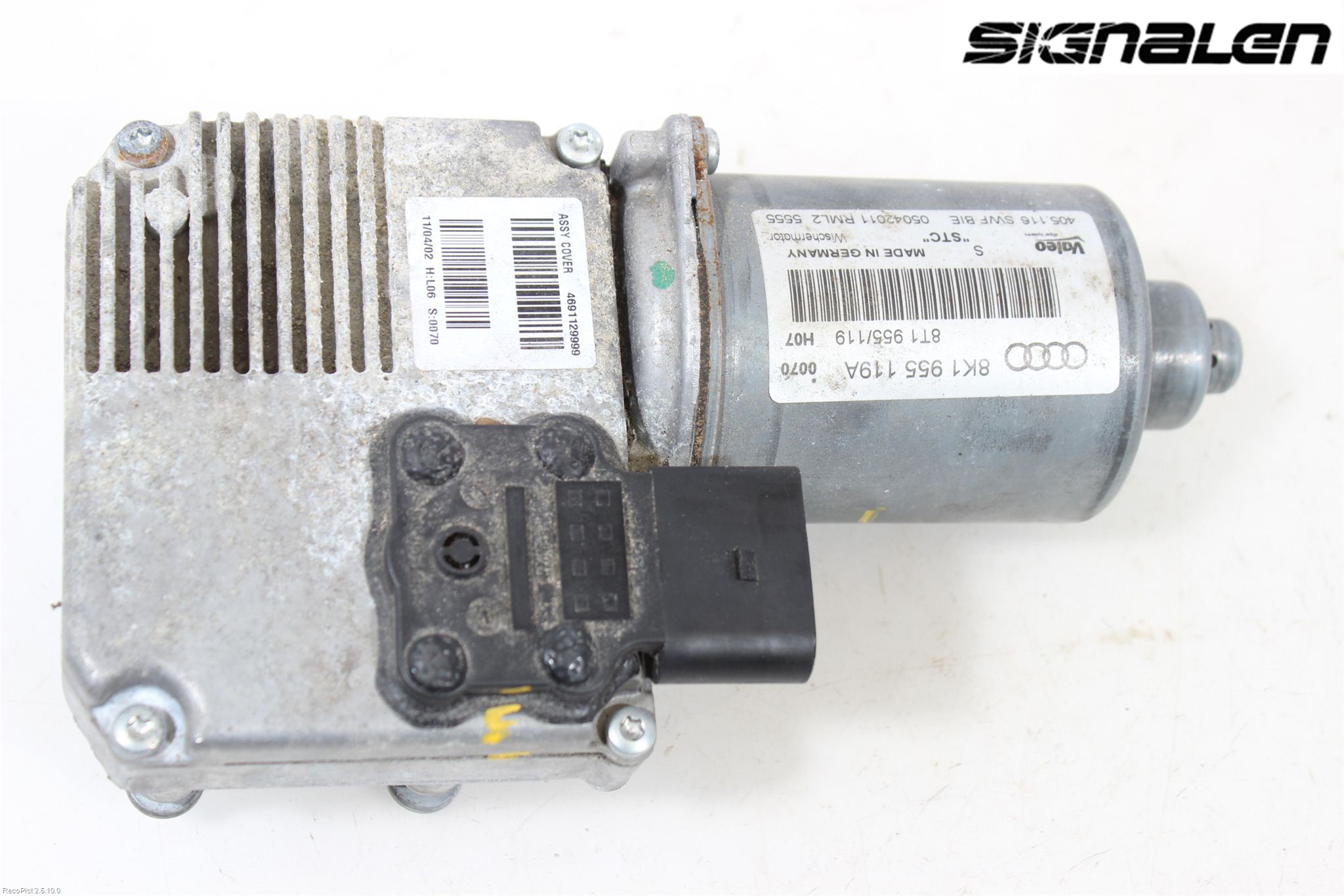 Audi A4/S4 08-11 Torkarmotor Vindruta