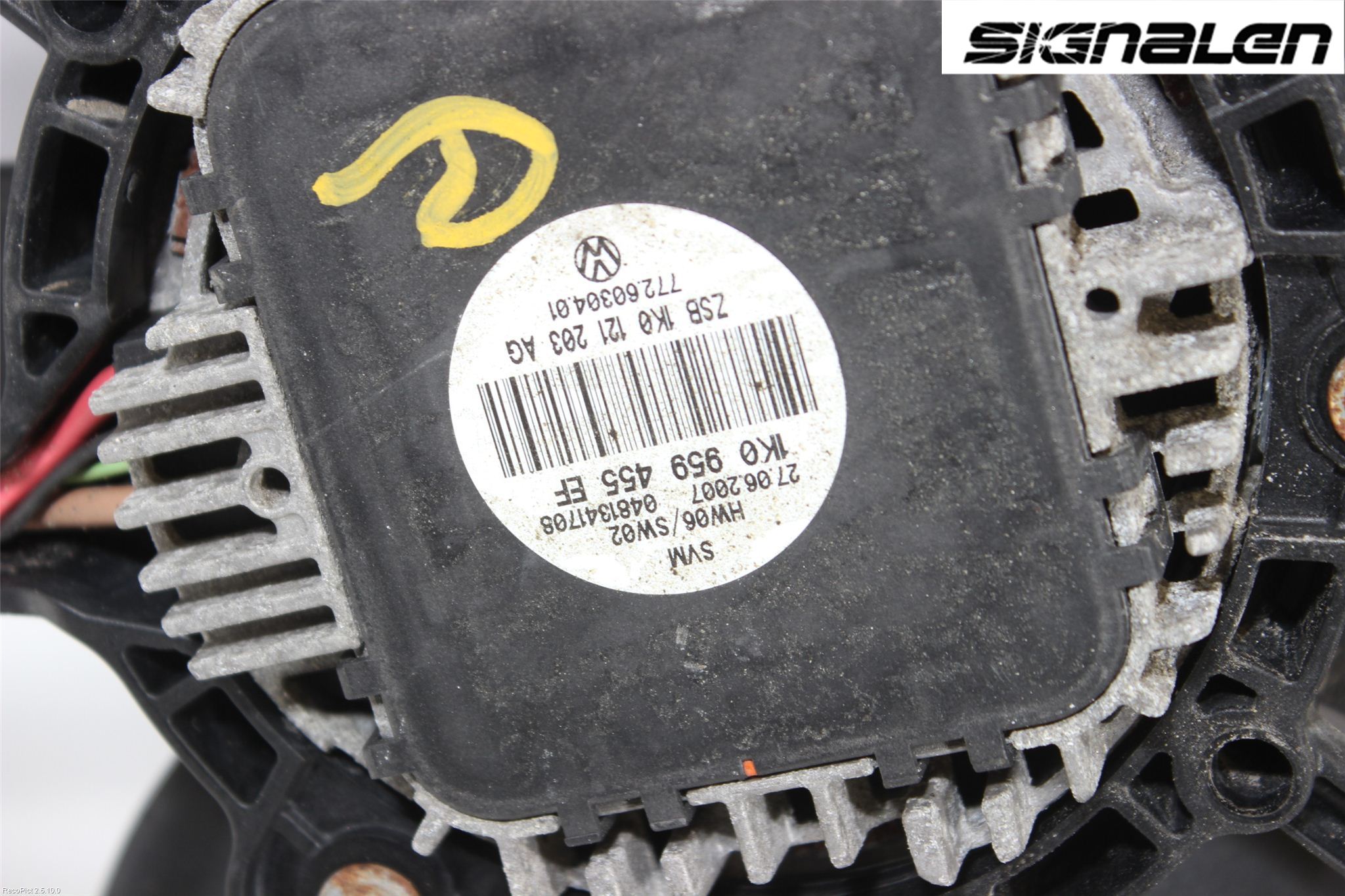 Volkswagen VW CADDY      04-10 Kylfläkt El