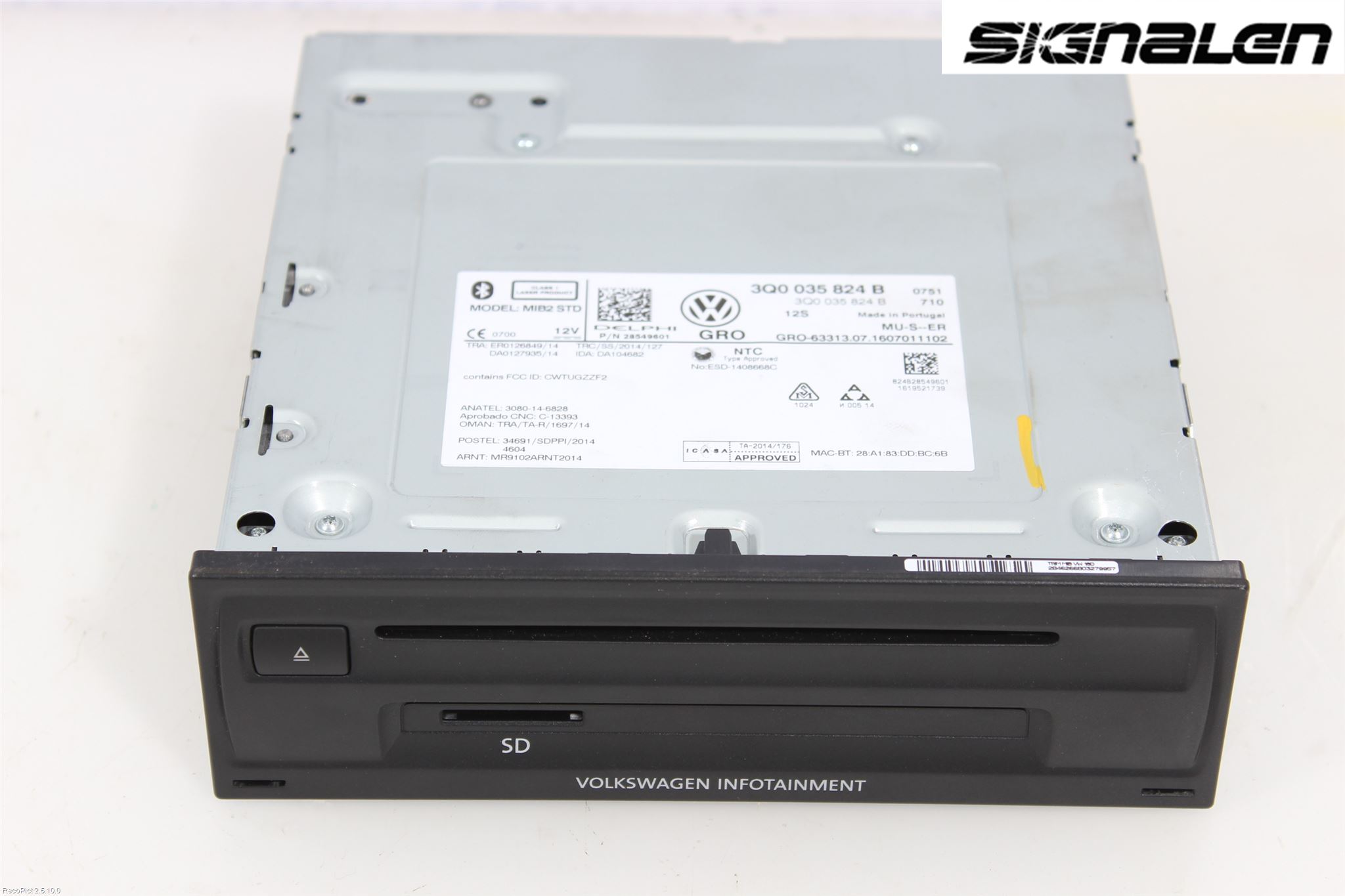 Volkswagen VW TOURAN 16- Radio