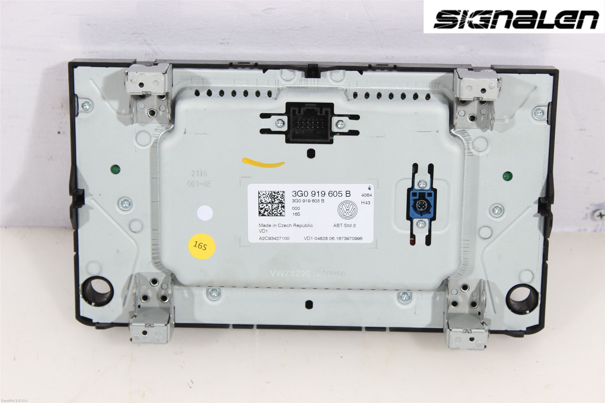 Volkswagen VW TOURAN 16- Multifunktionsdisplay