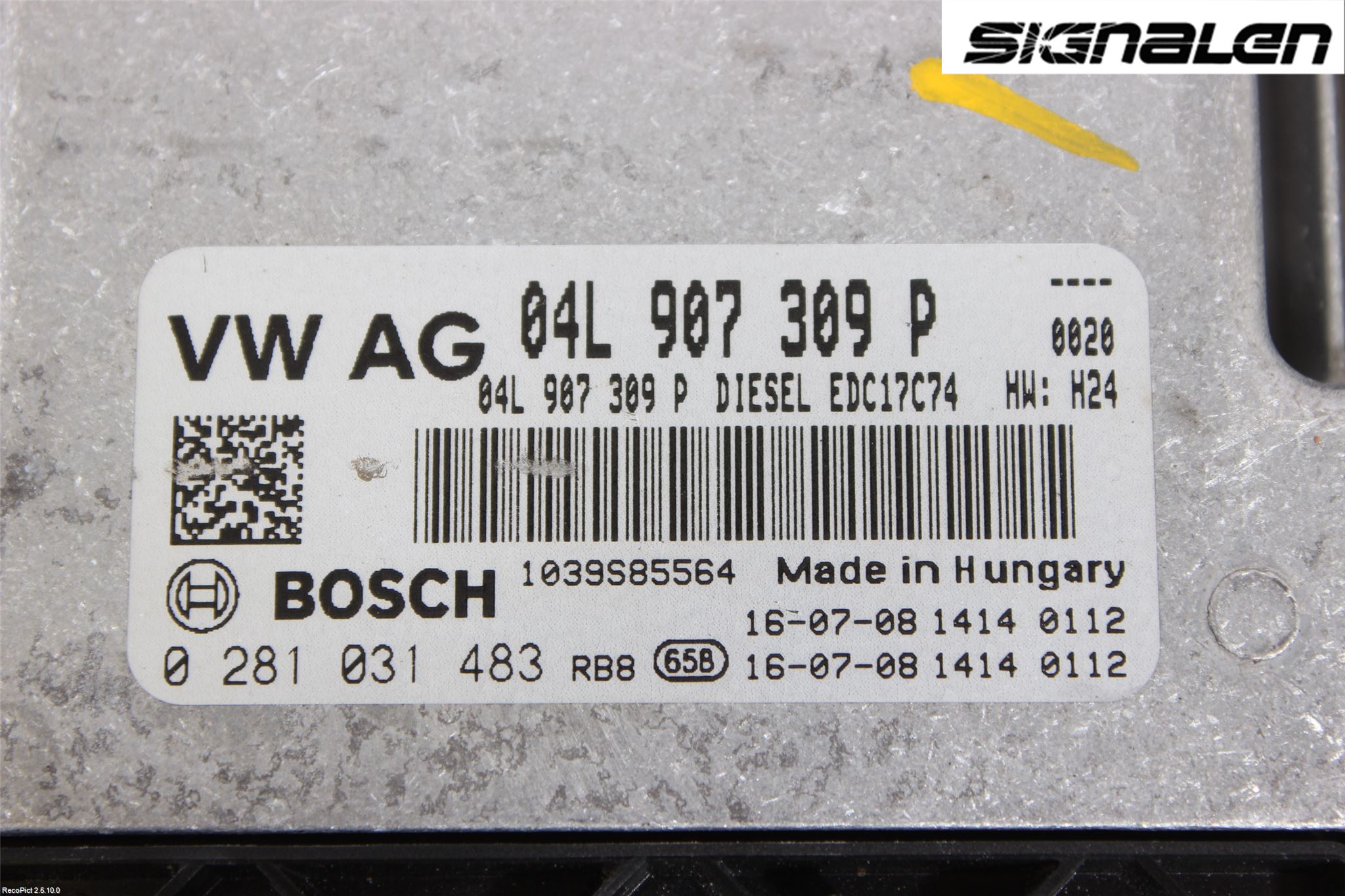 Volkswagen VW TOURAN 16- Styrenhet Insprut Bensin