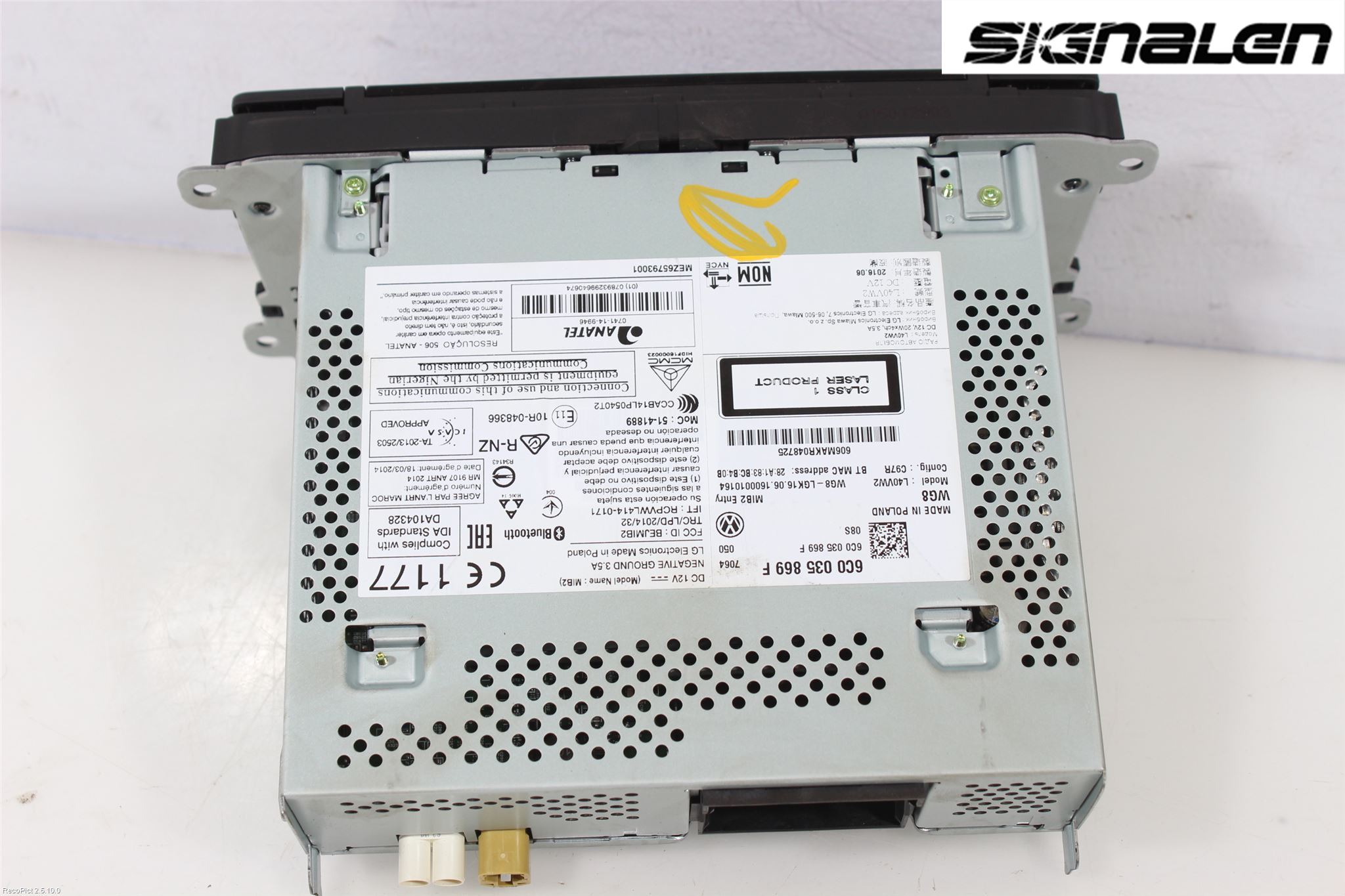 Volkswagen VW POLO 10-17 Radio