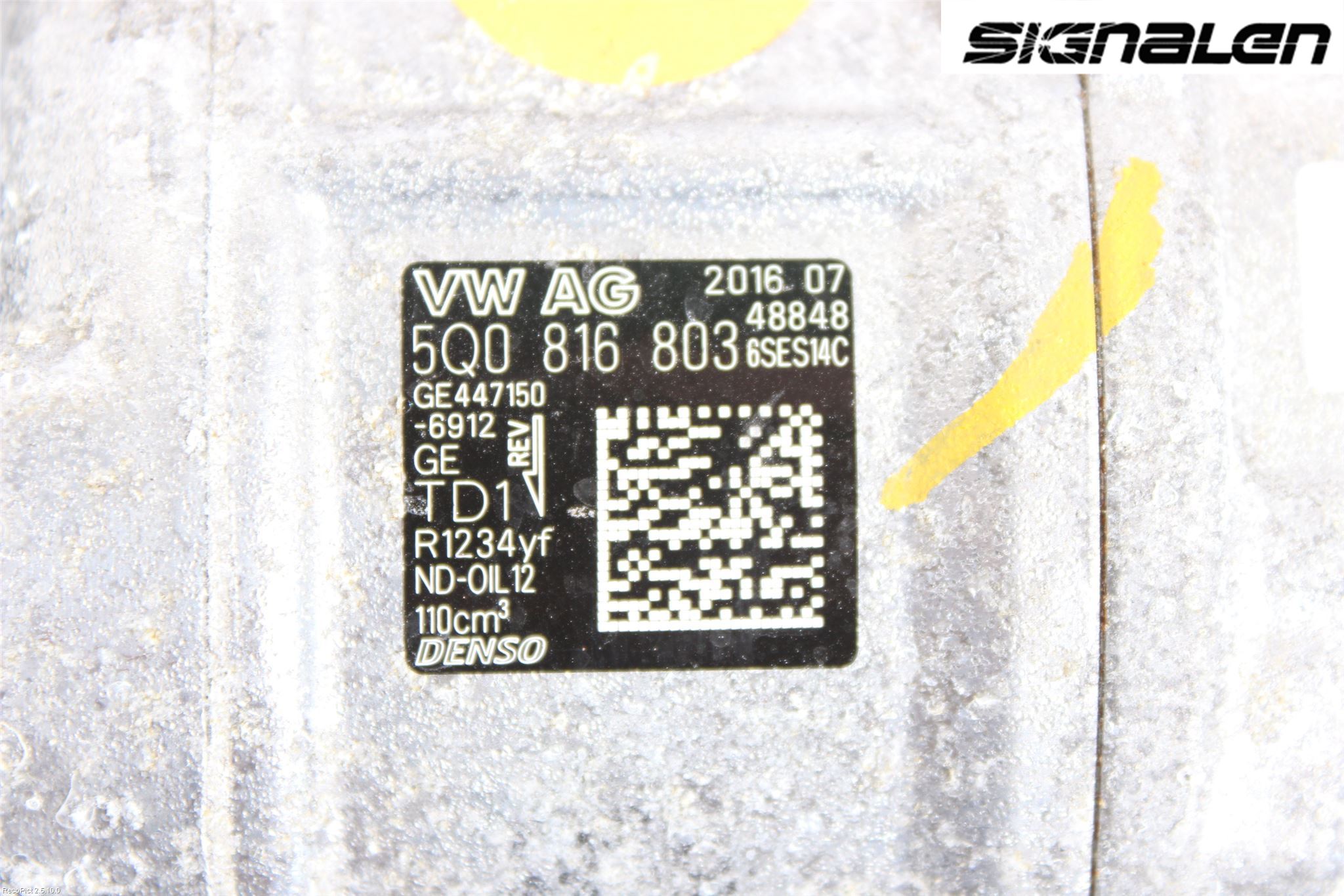 Volkswagen VW TOURAN 16- Ac Kompressor