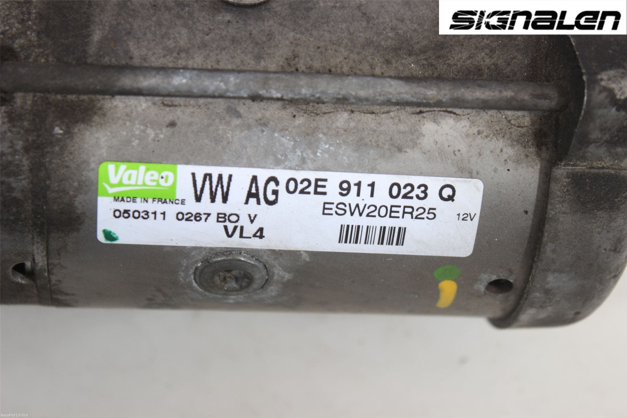 Volkswagen VW PASSAT 11-14 Startmotor Diesel