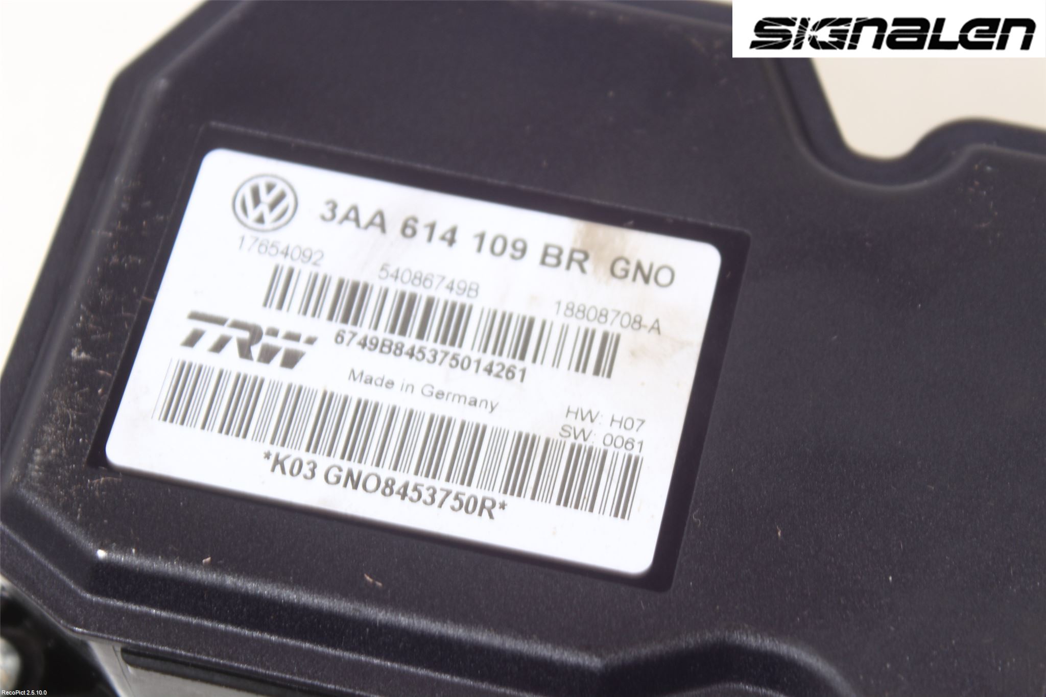 Volkswagen VW PASSAT 11-14 Abs Hydraulaggregat