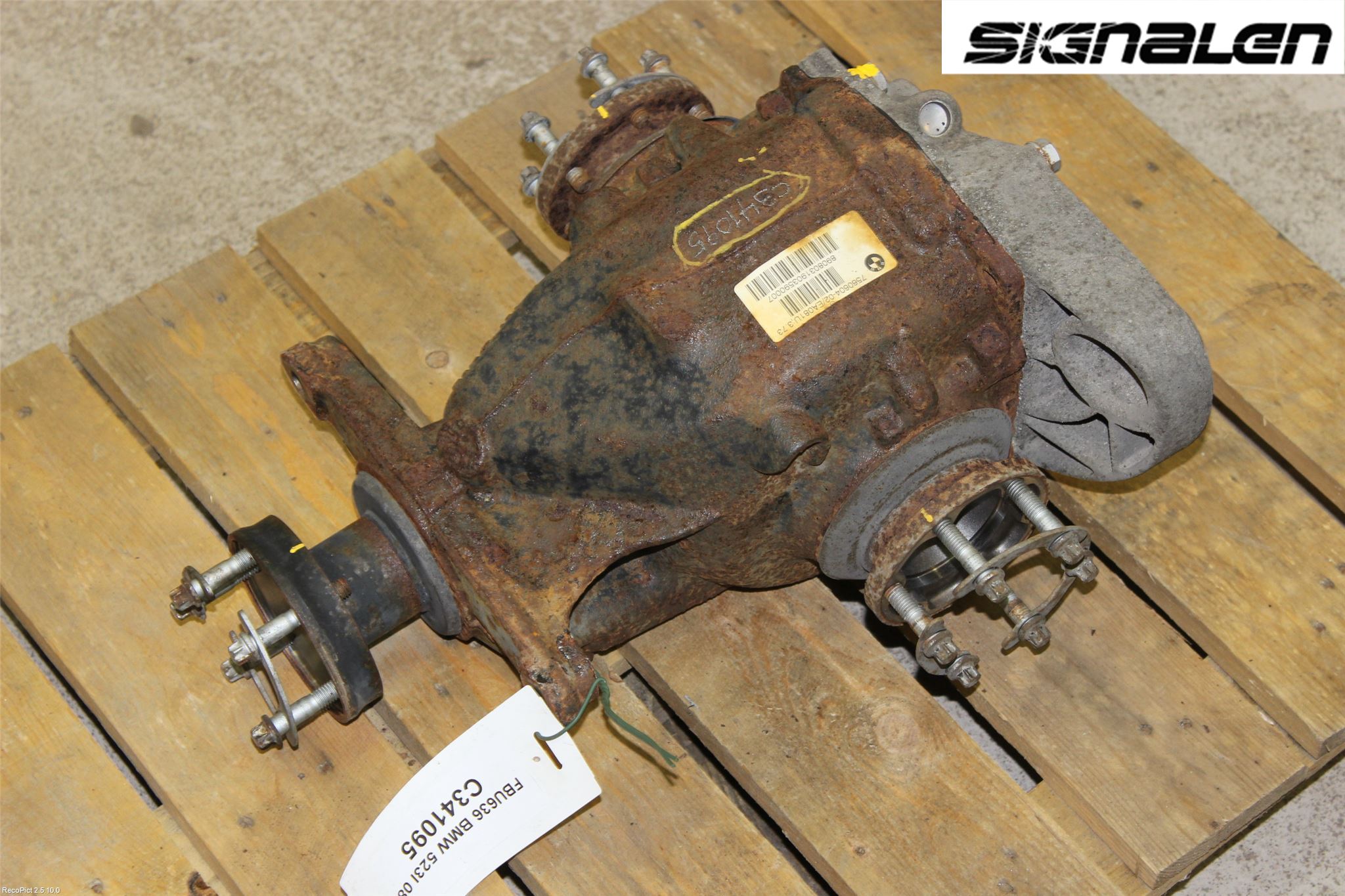 BMW 5 E60/61 Sed/Tou 02-10 Bakväxel-Diff