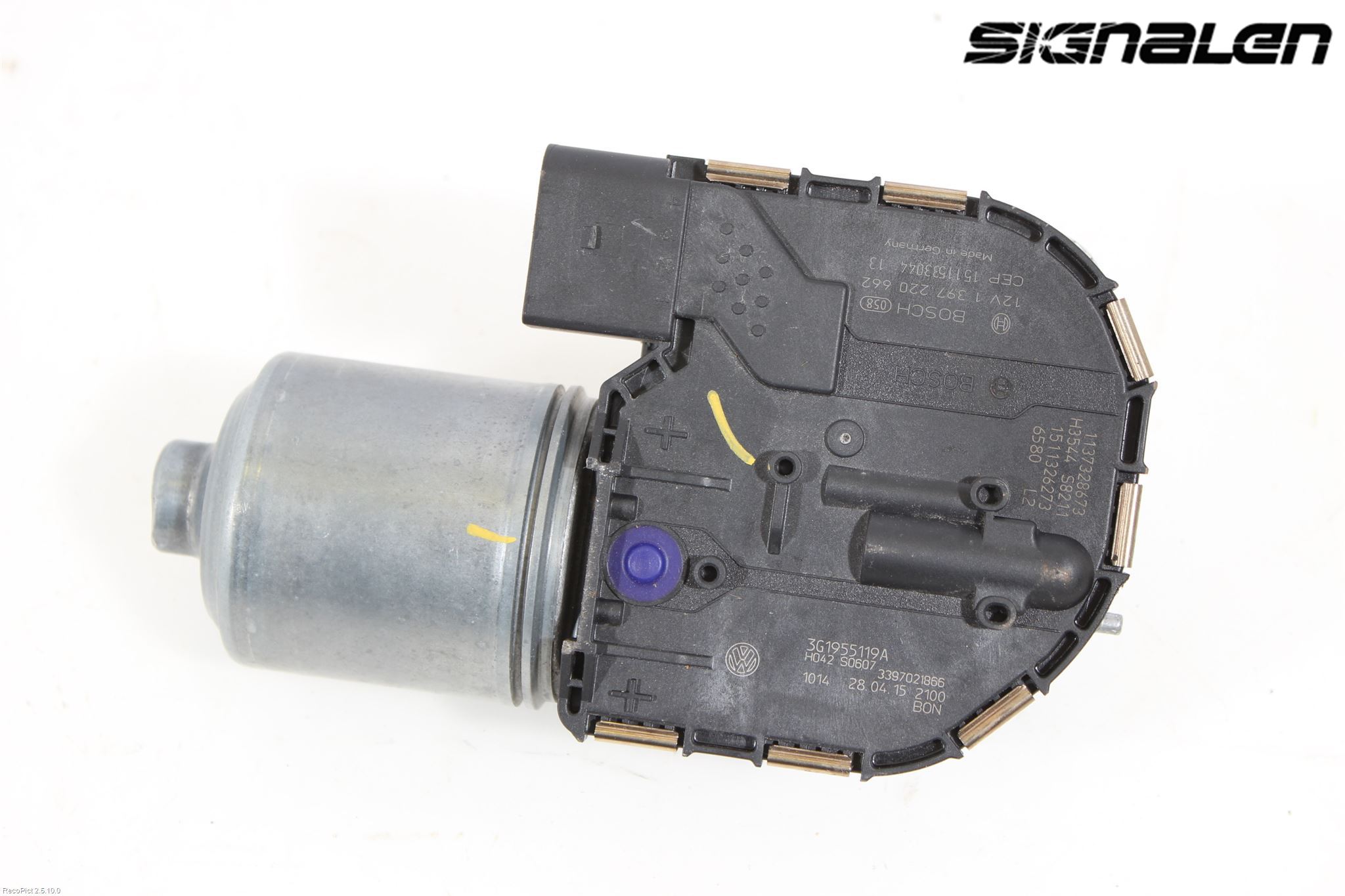 Volkswagen VW PASSAT 15-19 Torkarmotor Vindruta