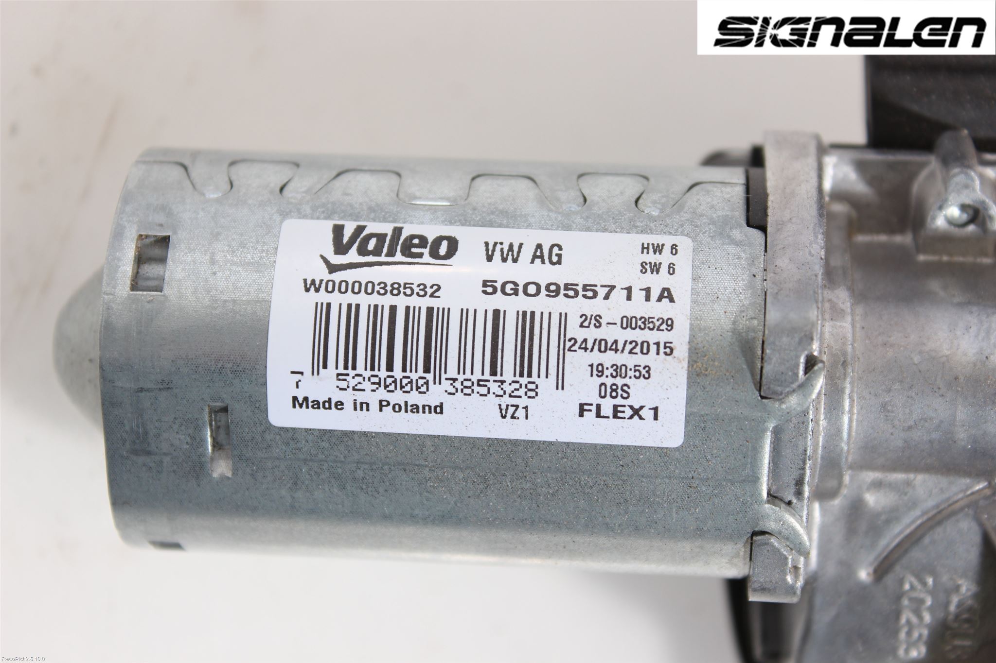Volkswagen VW PASSAT 15-19 Torkarmotor Baklucka