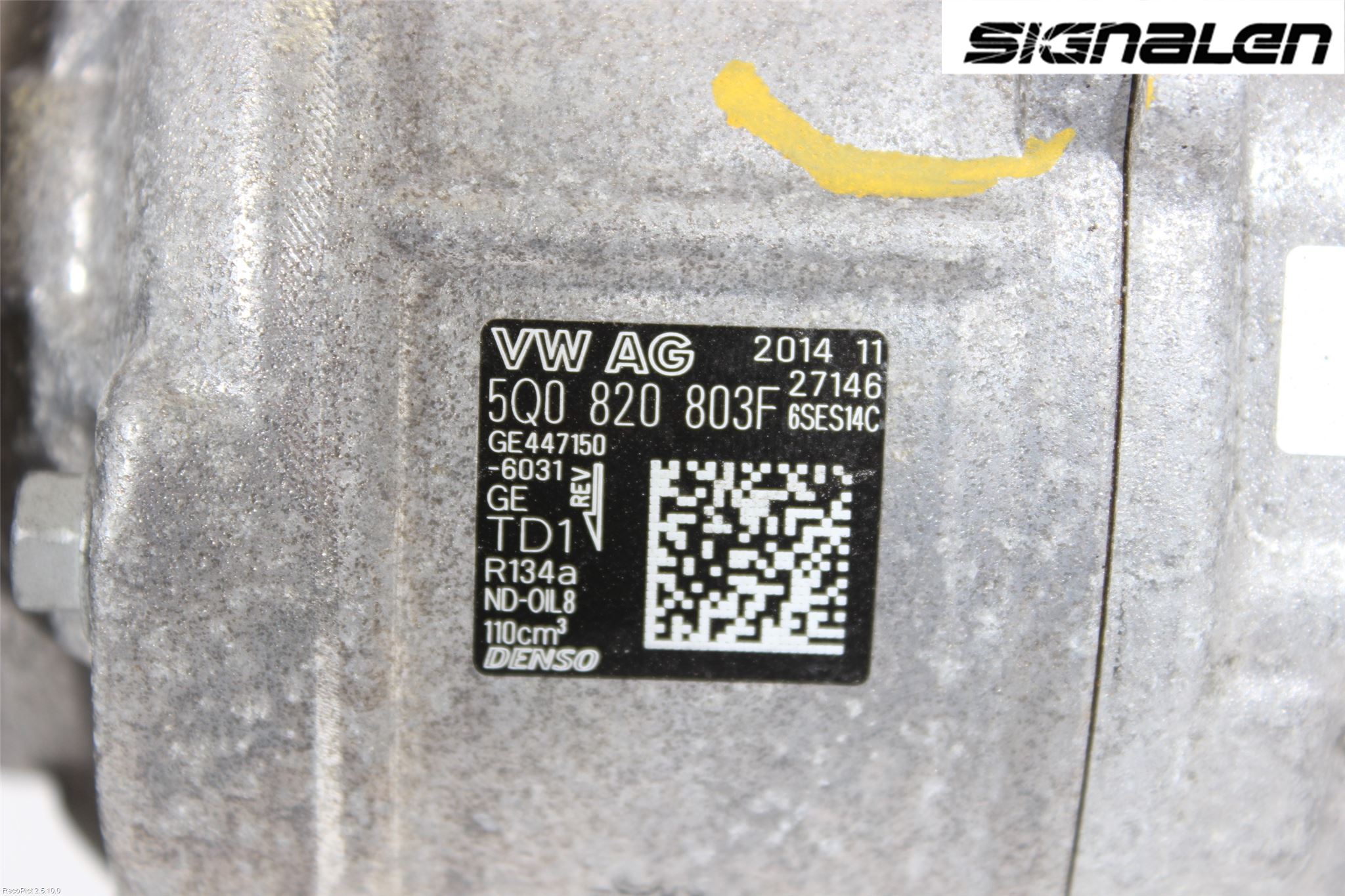 Volkswagen VW GOLF / E-GOLF VII 13-20 Ac Kompressor