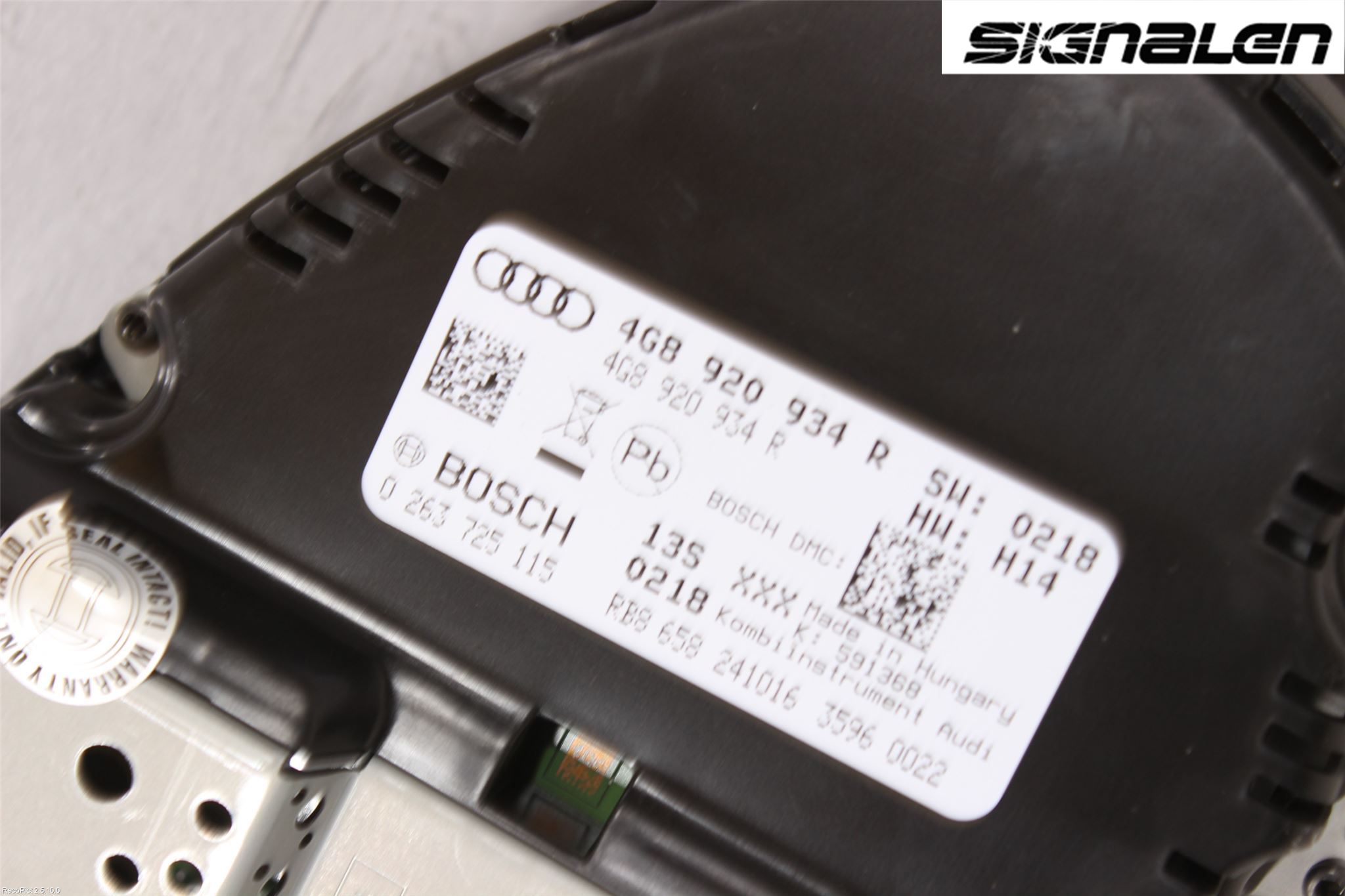 Audi A6/S6 4G 11-18 Instrument Komb