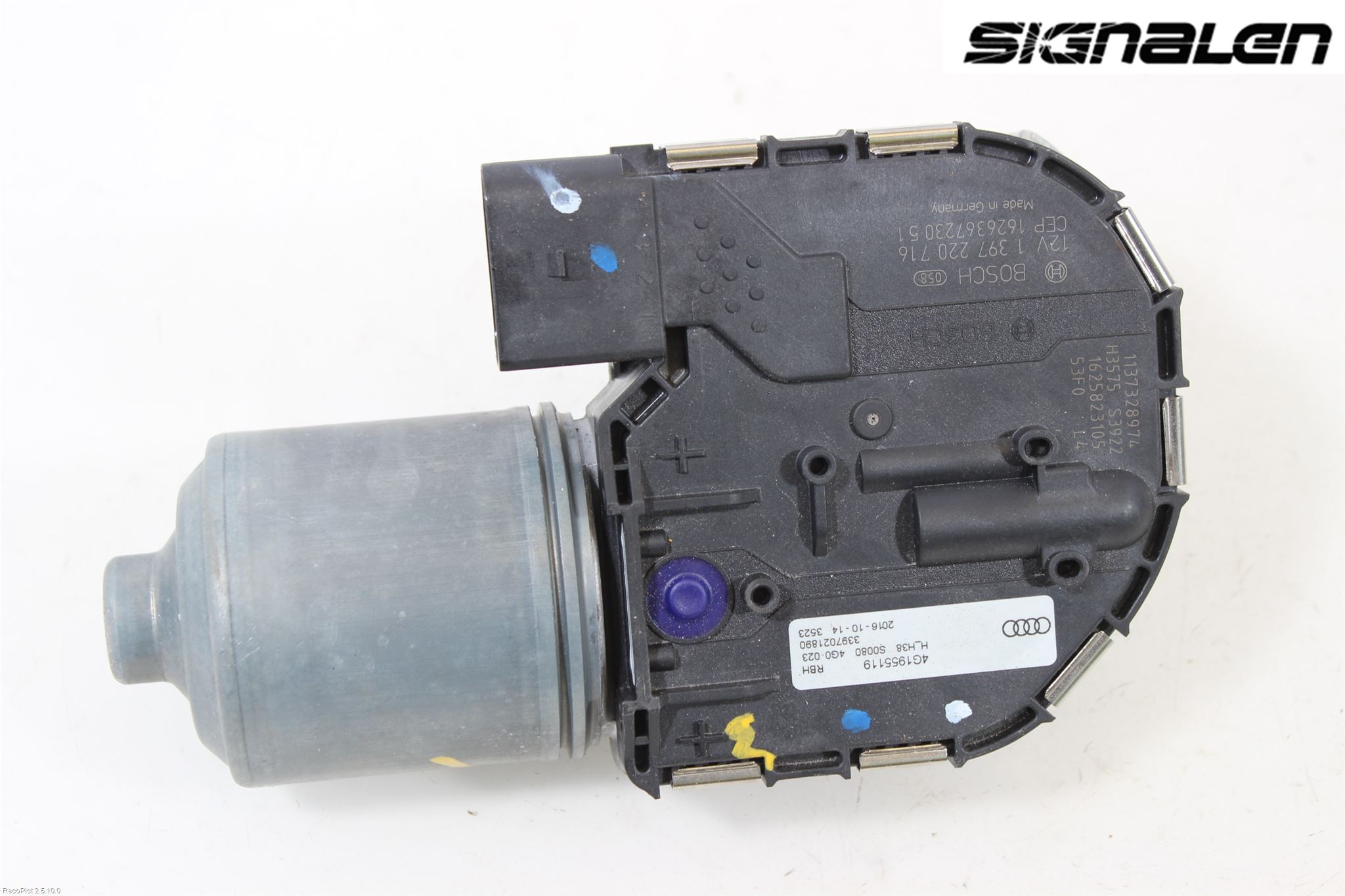 Audi A6/S6 4G 11-18 Torkarmotor Vindruta
