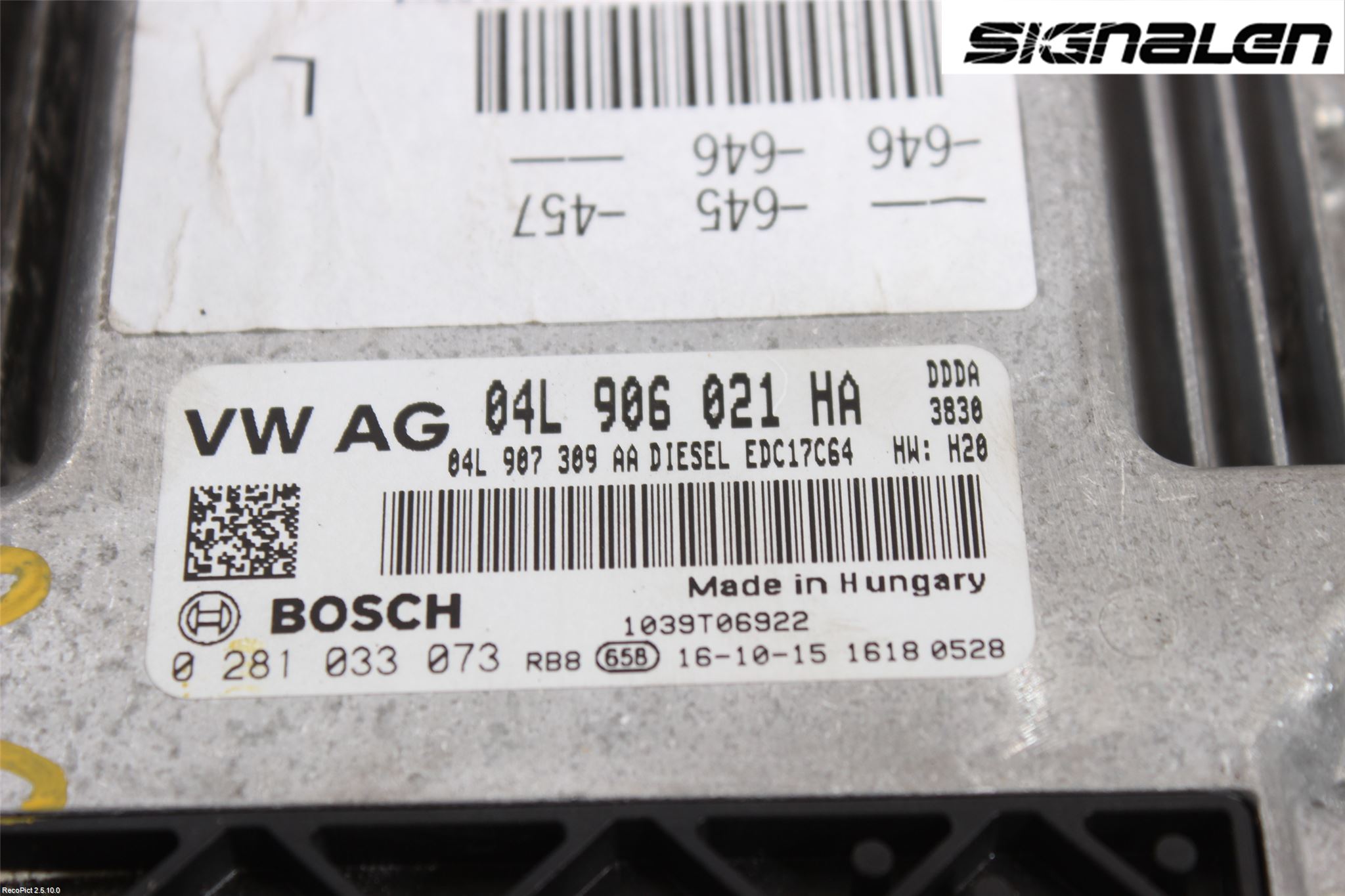 Audi A6/S6 4G 11-18 Styrenhet Insprut Bensin