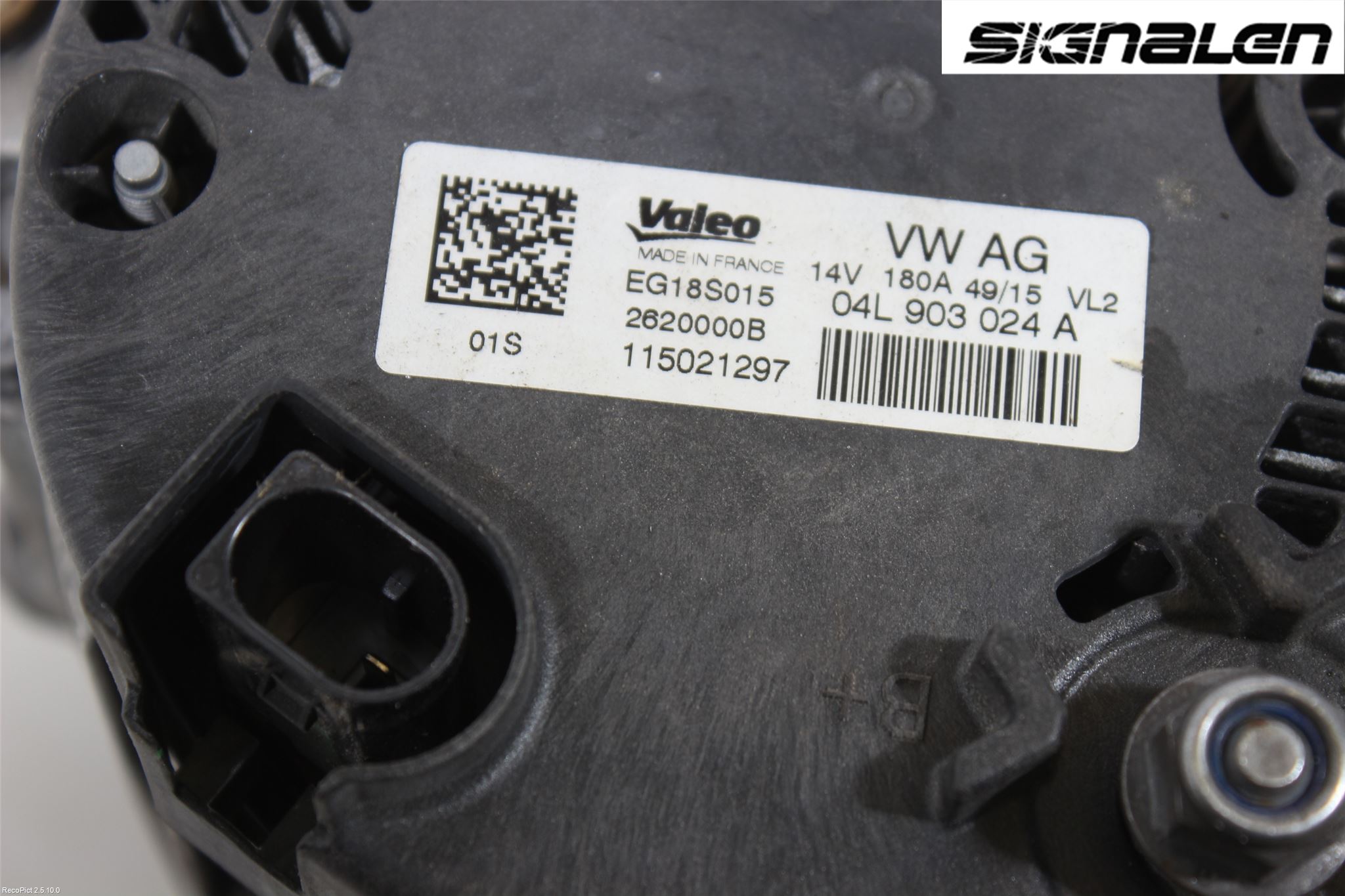 Audi A4/S4 B9 16-19 Generator