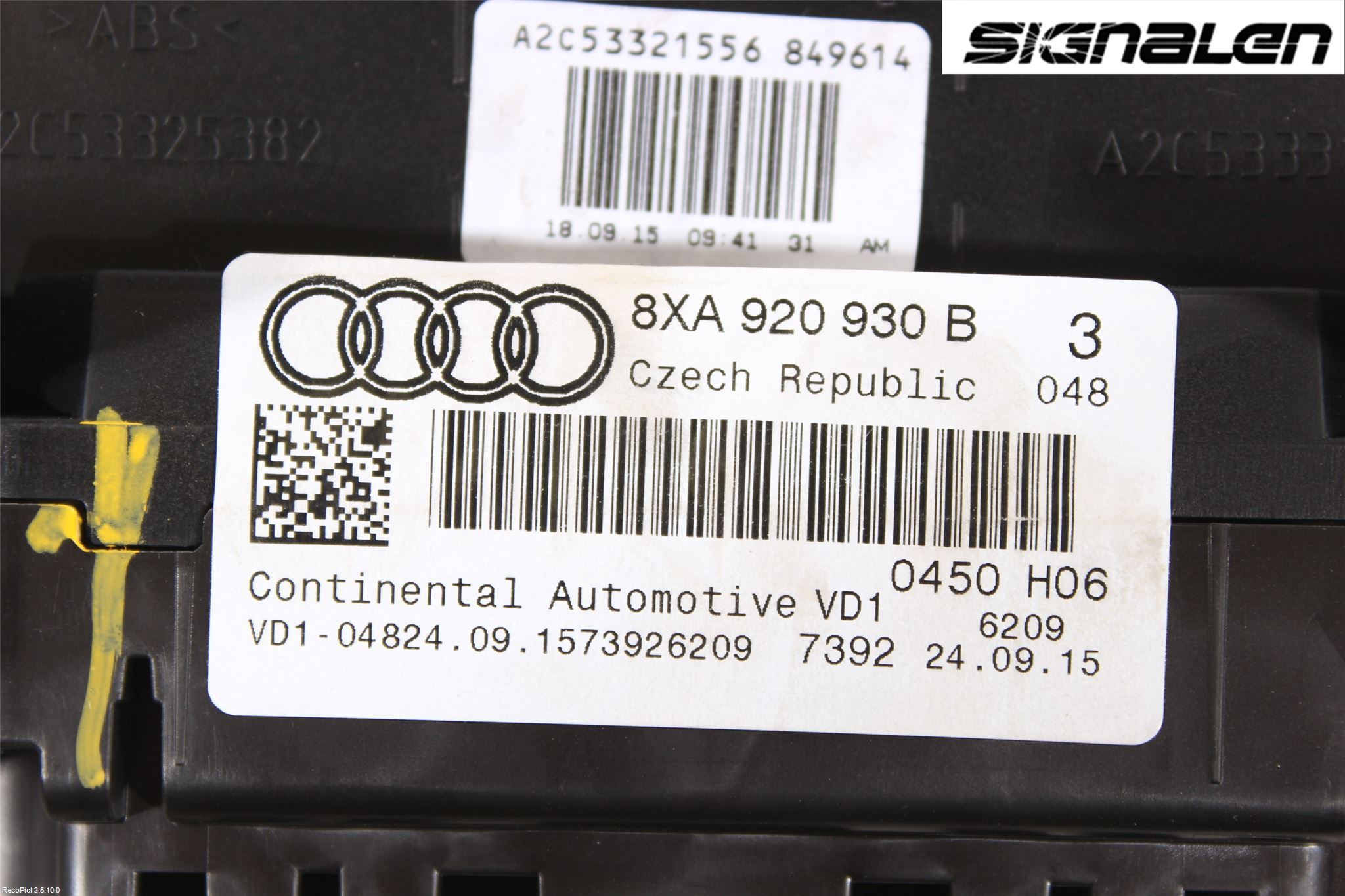 Audi A1/S1 11-18 Instrument Komb