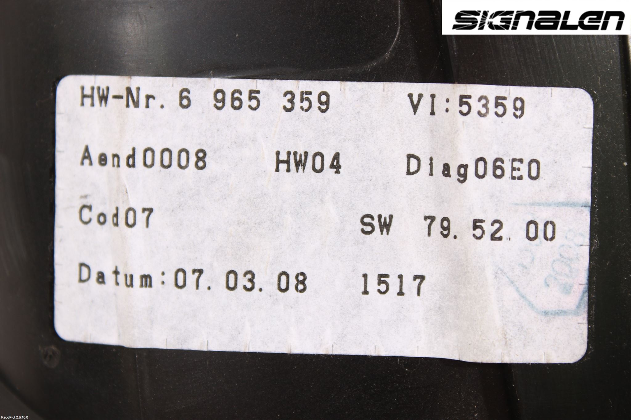 BMW 5 E60/61 Sed/Tou 02-10 Instrument Komb