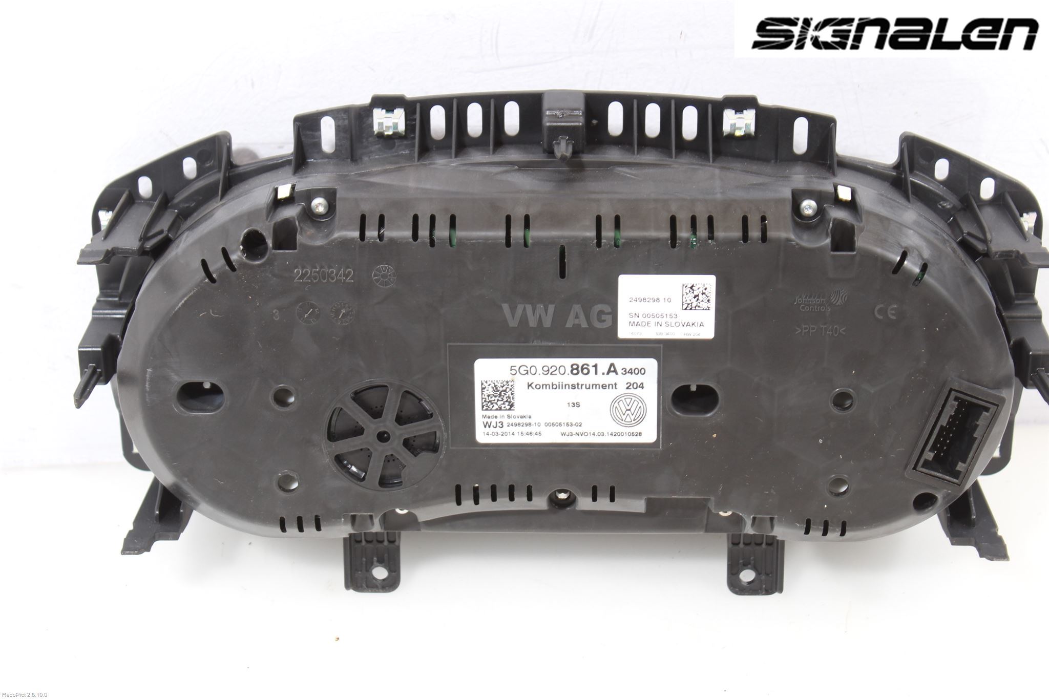 Volkswagen VW GOLF / E-GOLF VII 13-20 Instrument Komb