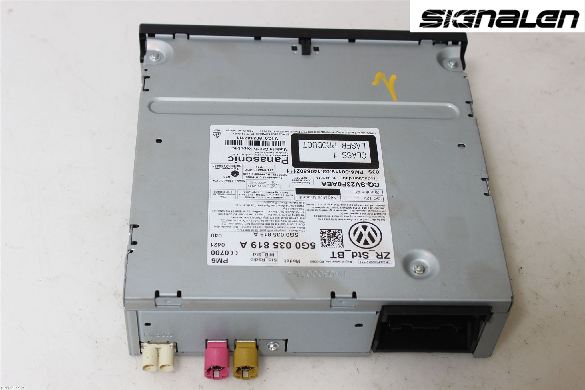 Volkswagen VW GOLF / E-GOLF VII 13-20 Radio