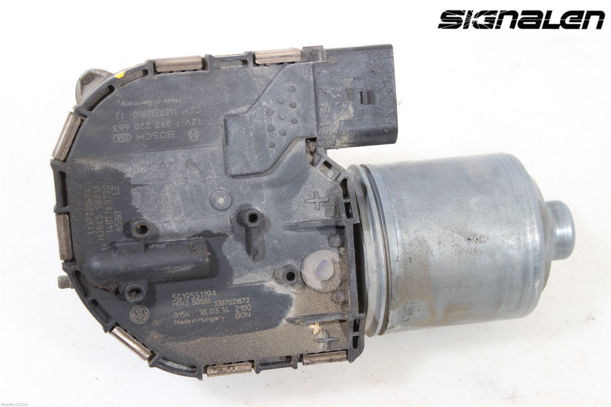 Volkswagen VW GOLF / E-GOLF VII 13-20 Torkarmotor Vindruta