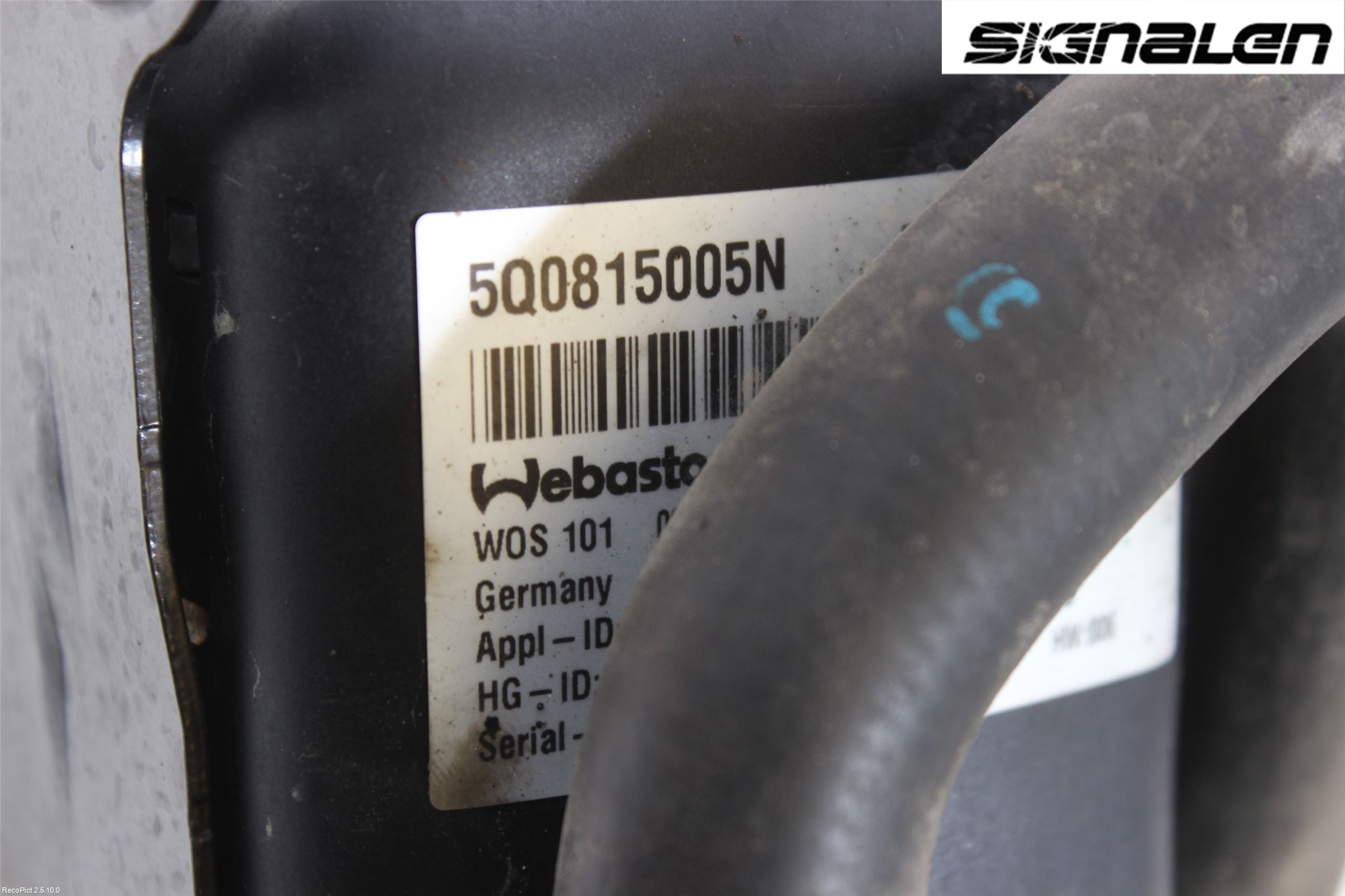 Volkswagen VW GOLF / E-GOLF VII 13-20 Dieselvärmare