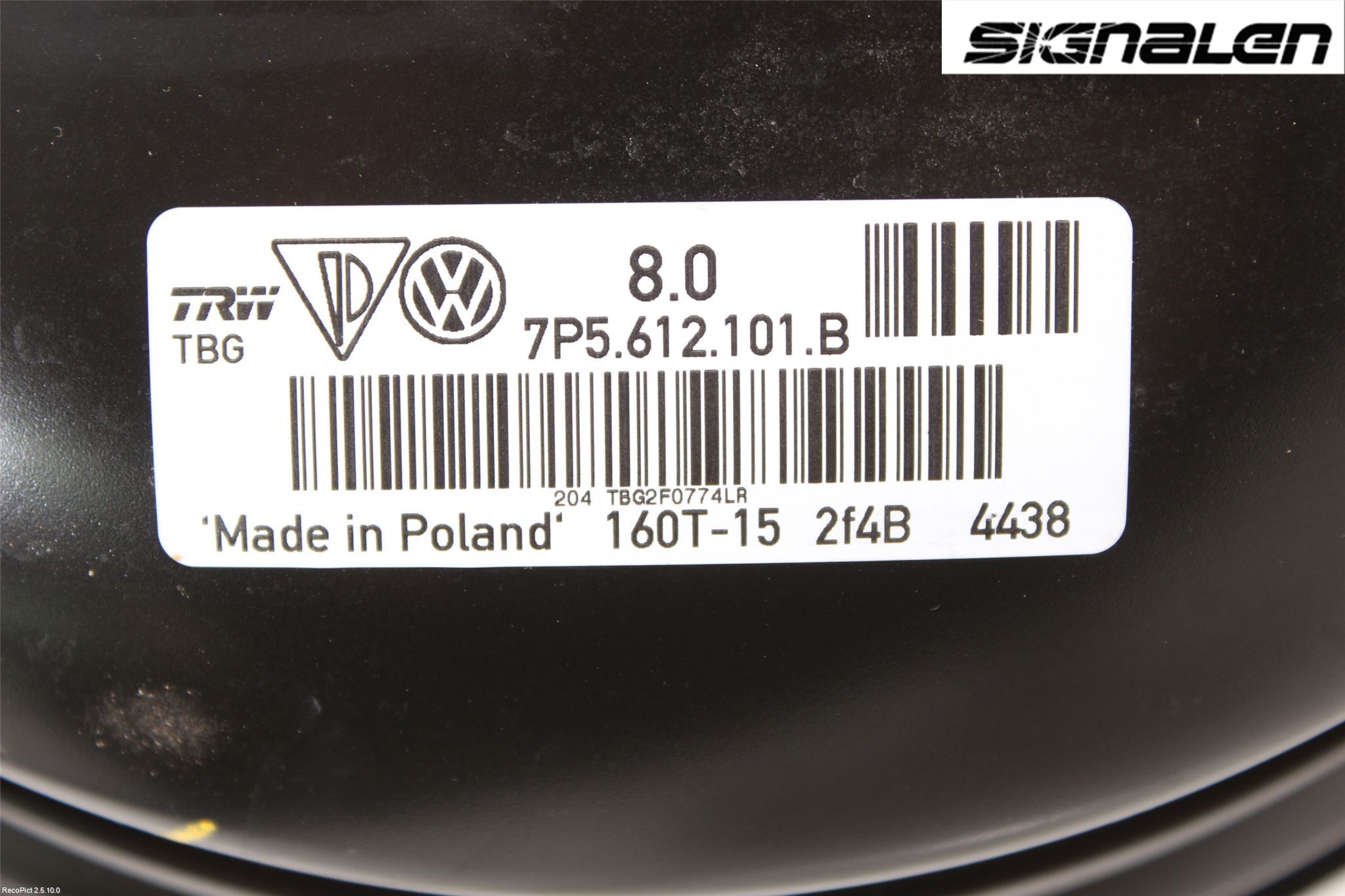 Volkswagen VW TOUAREG 7L 03-10 Bromsservo
