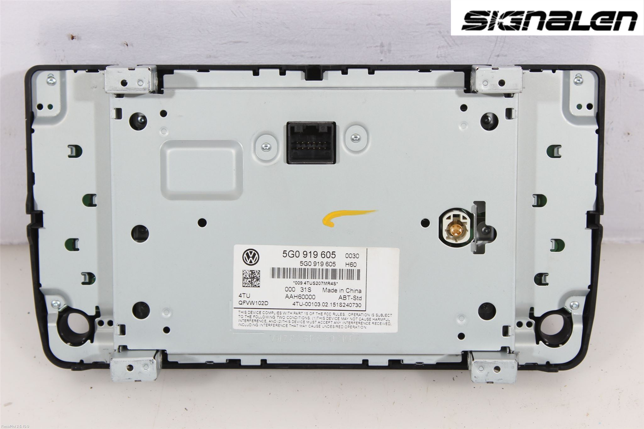 Volkswagen VW GOLF / E-GOLF VII 13-20 Multifunktionsdisplay