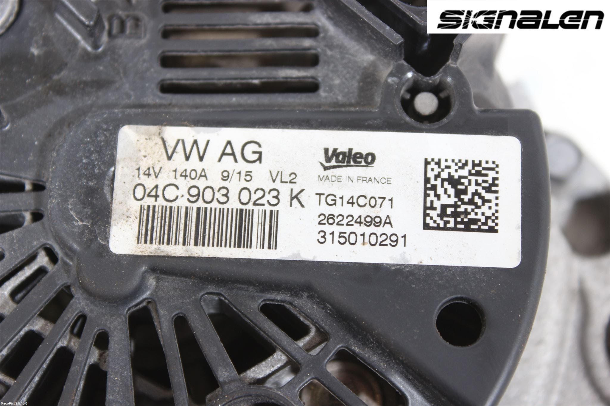 Volkswagen VW GOLF / E-GOLF VII 13-20 Generator