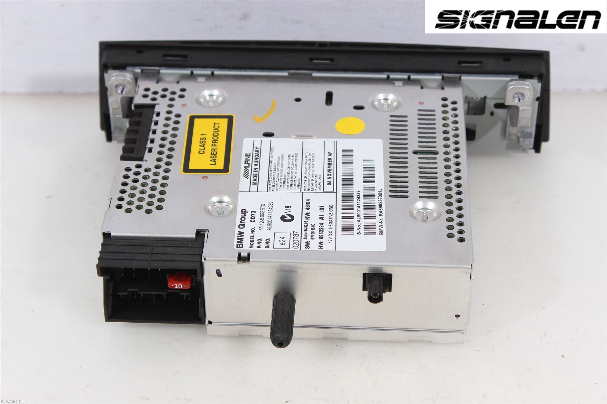BMW 3 E90/91 SED/TOU 05-12 Radio