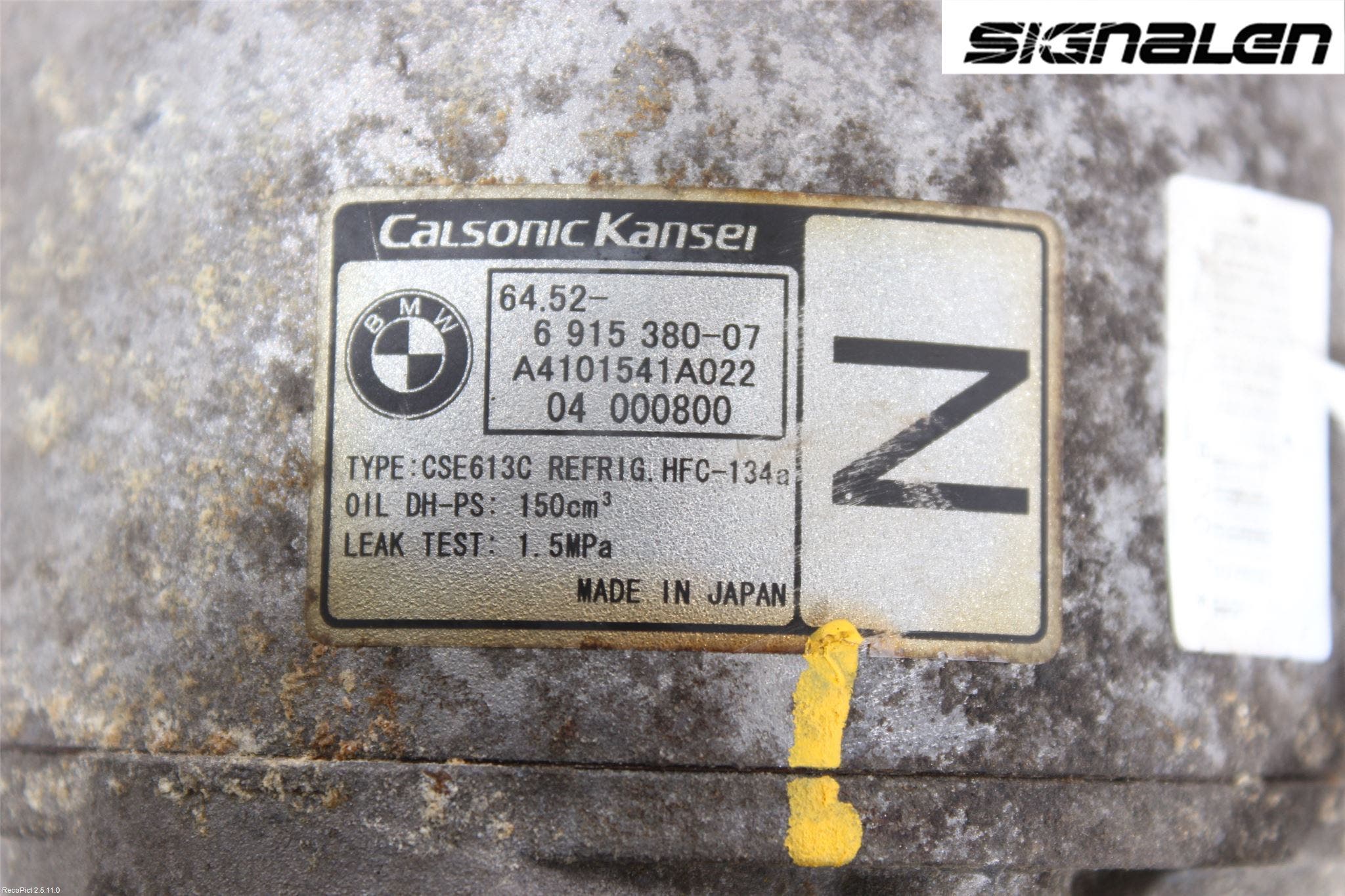 BMW 3 E90/91 SED/TOU 05-12 Ac Kompressor