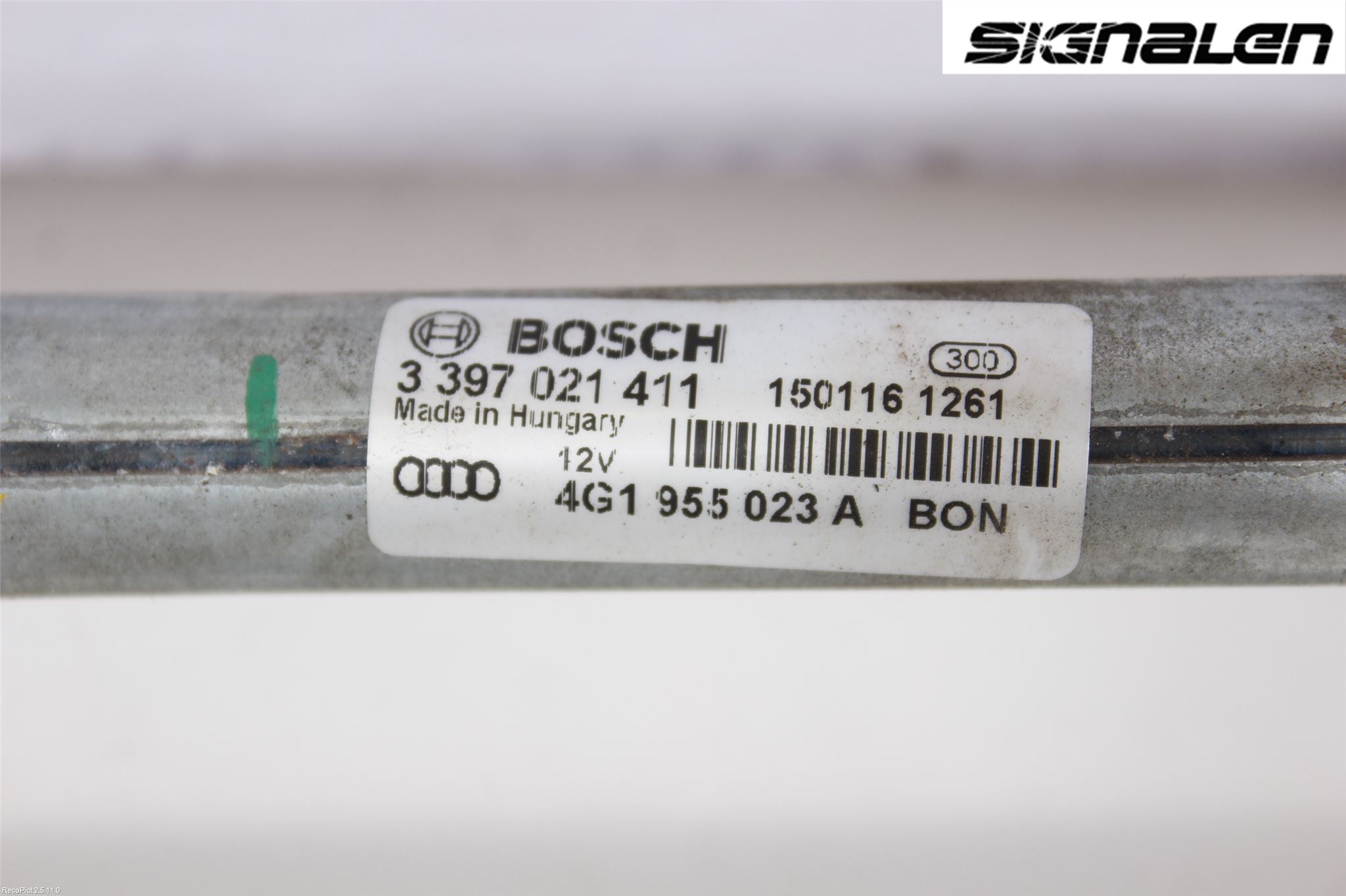 Audi A6 ALLROAD 12-18 Torkarmekanism Vindruta