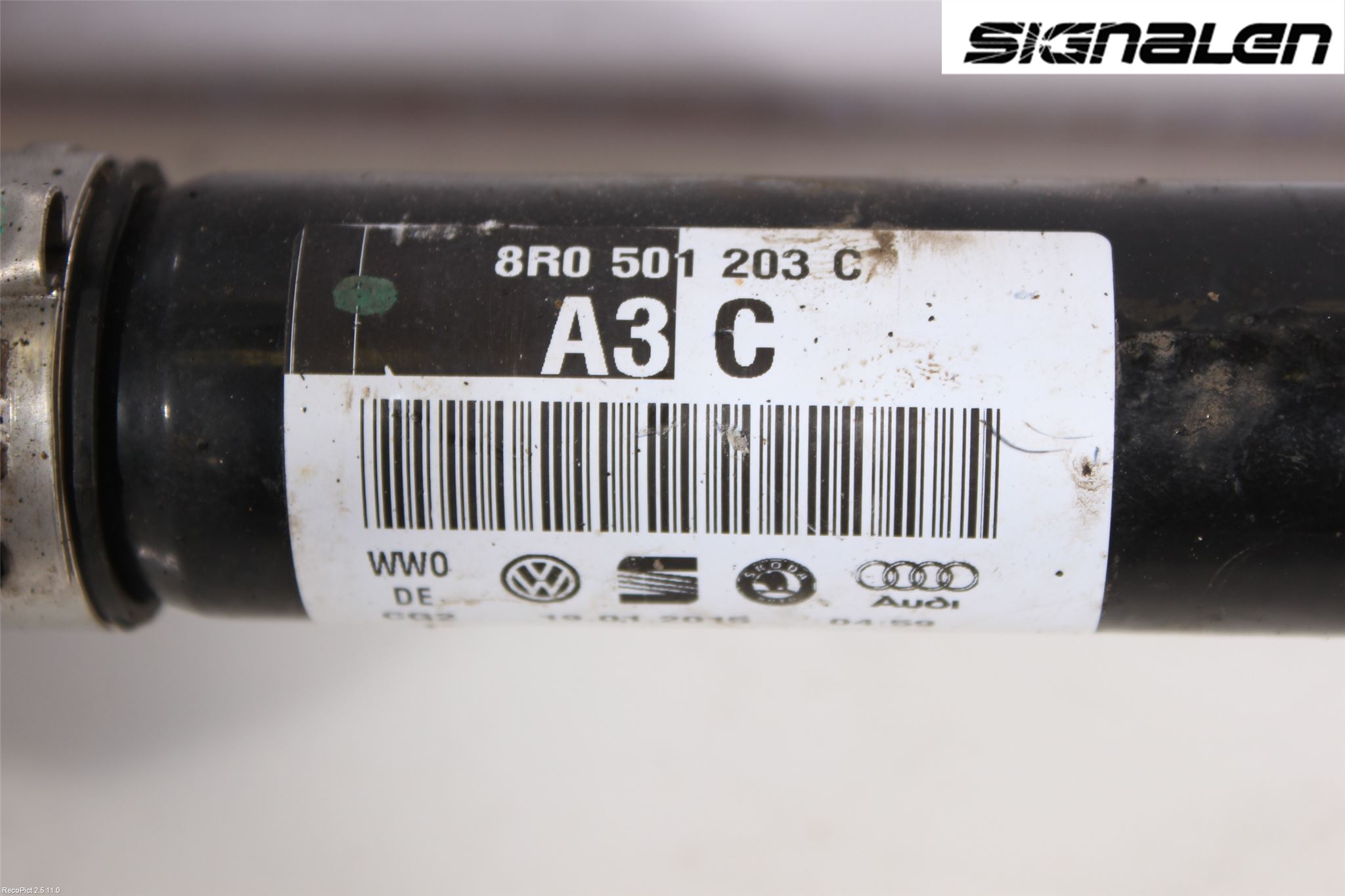 Audi A6 ALLROAD 12-18 Drivaxel Bak Höger