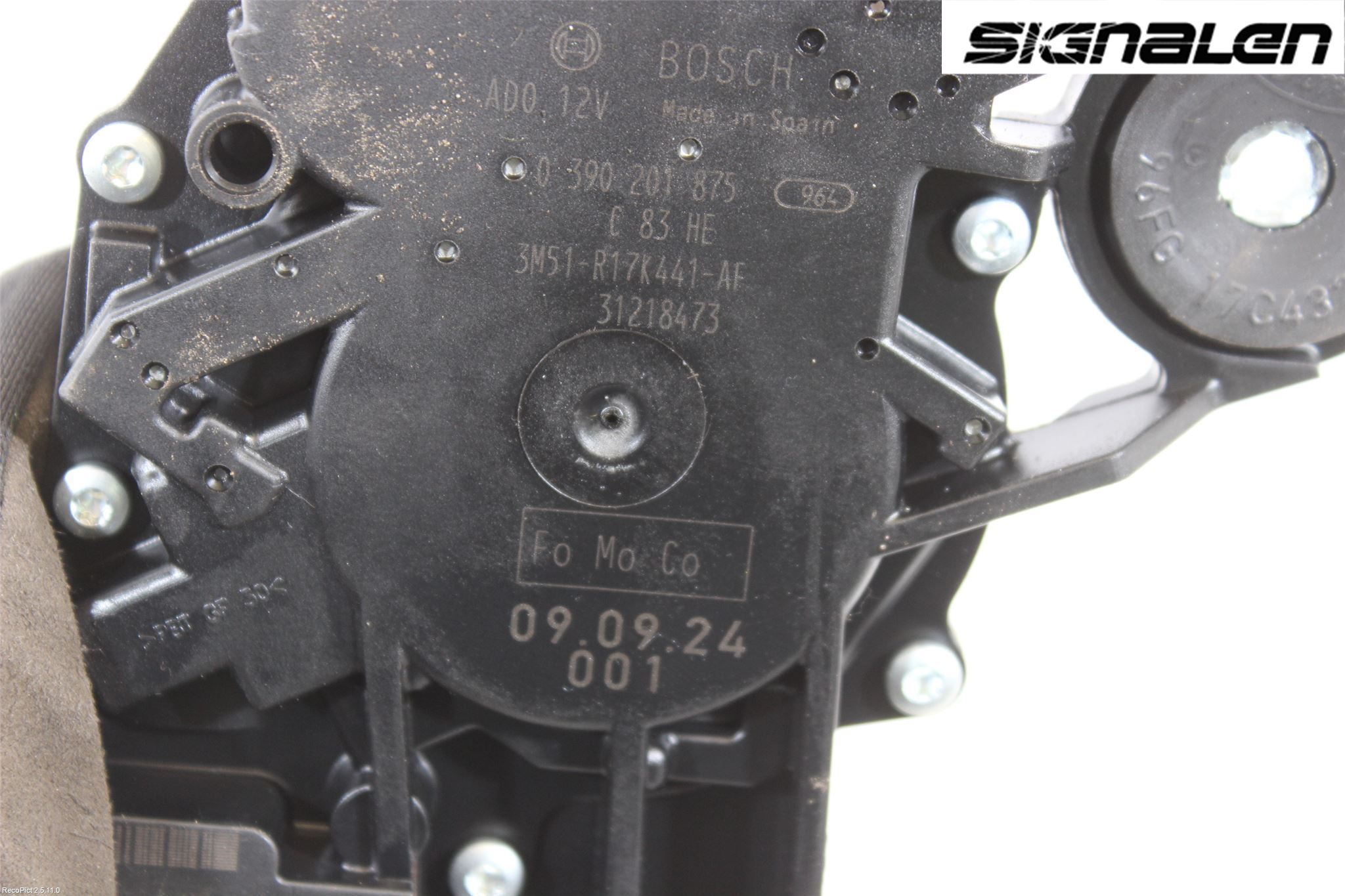 Volvo V50 08-12 Torkarmotor Baklucka